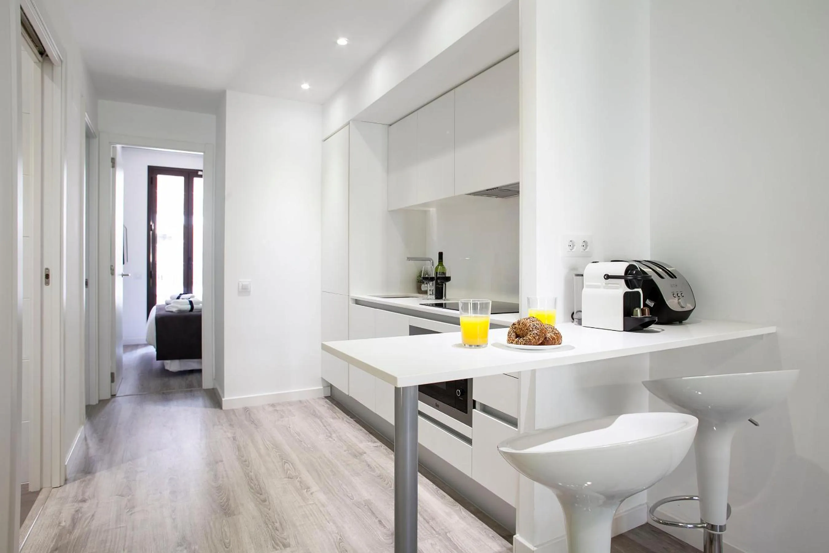 Kitchen or kitchenette in Habitat Apartments ADN