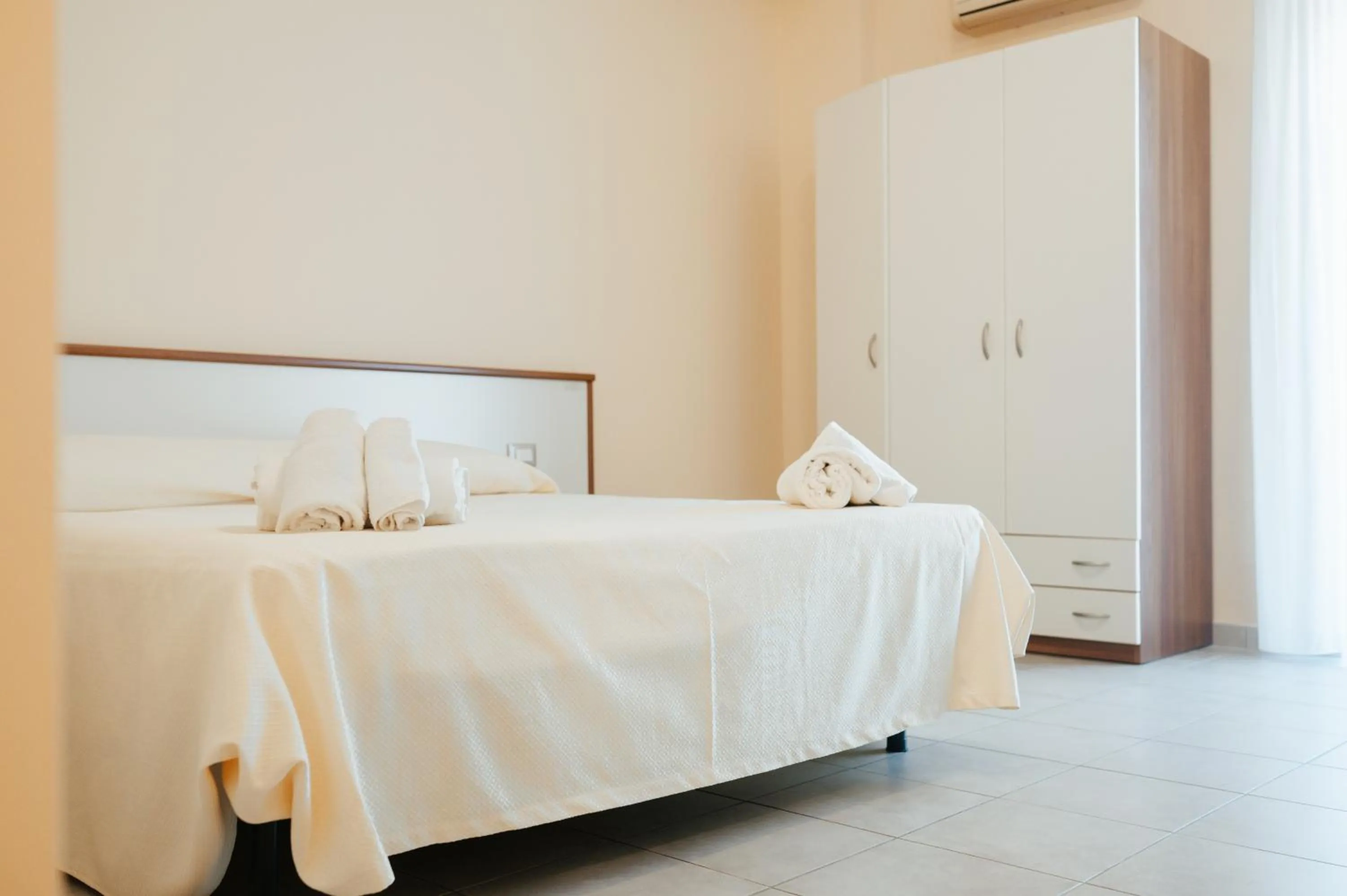 Bed in Hotel Parnaso