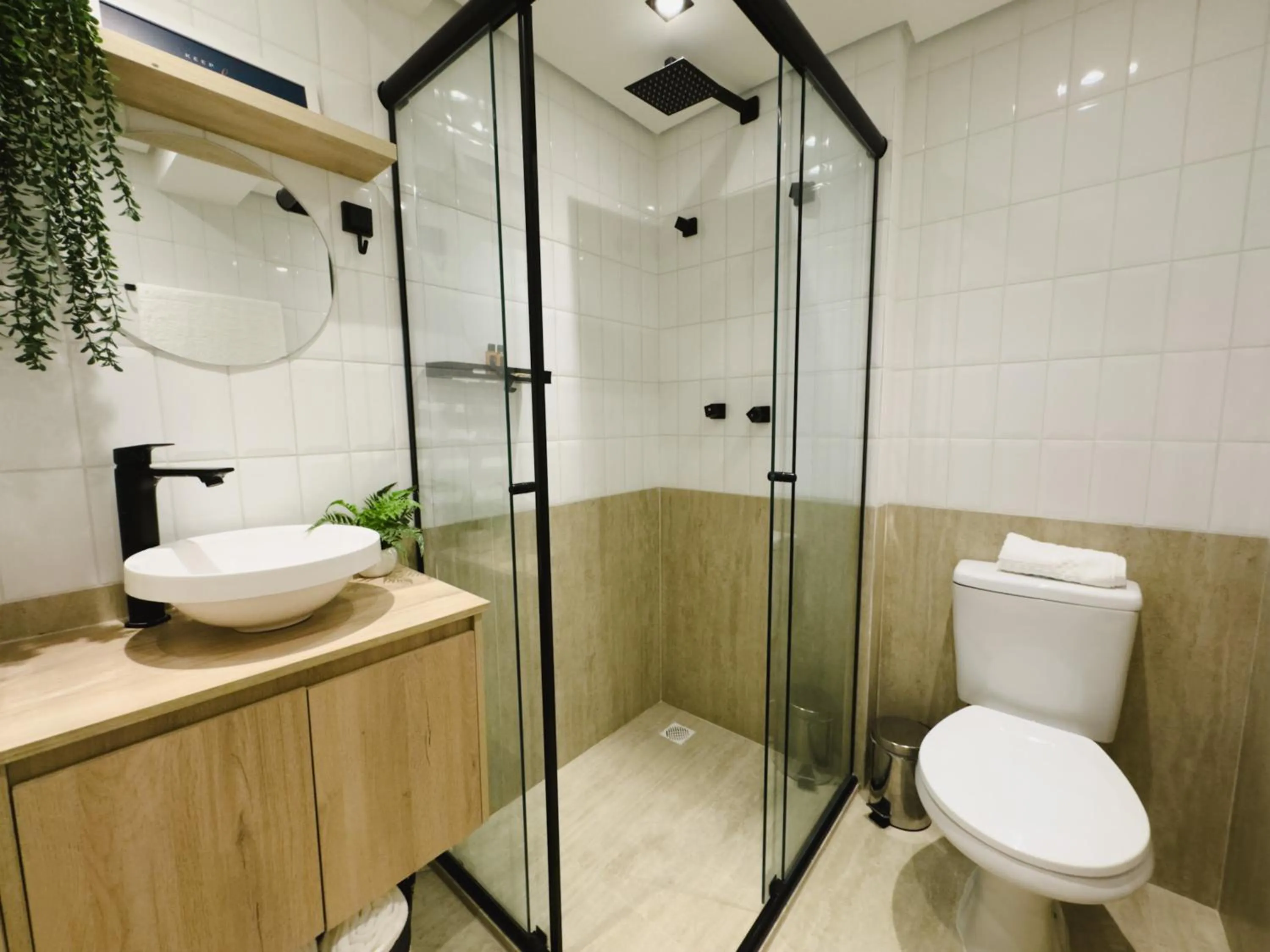 Shower in Apê Pátio Paulista