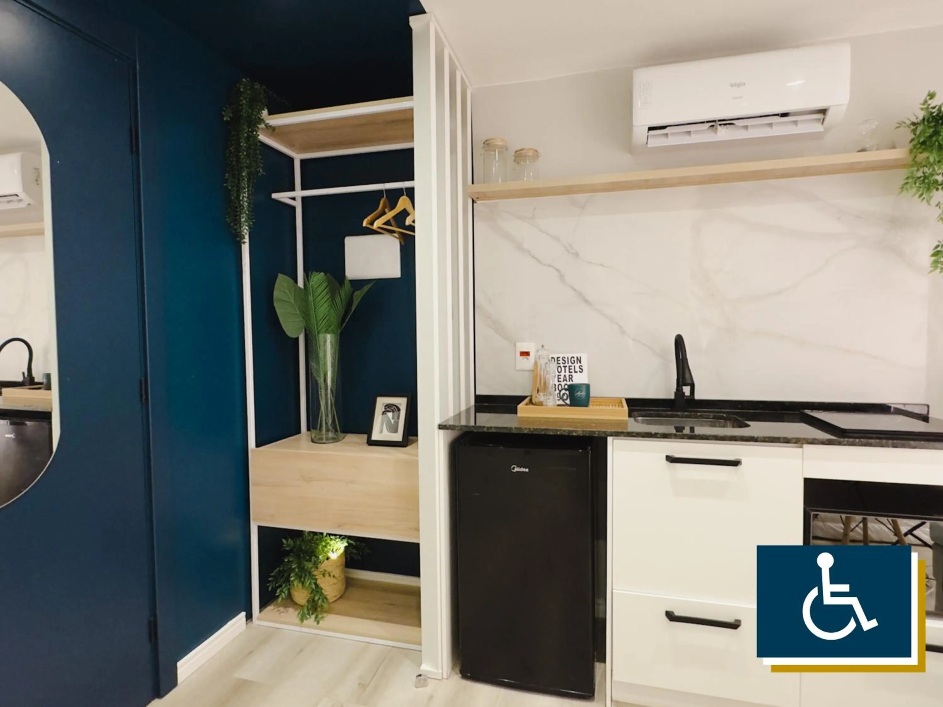 Kitchen or kitchenette in Apê Pátio Paulista