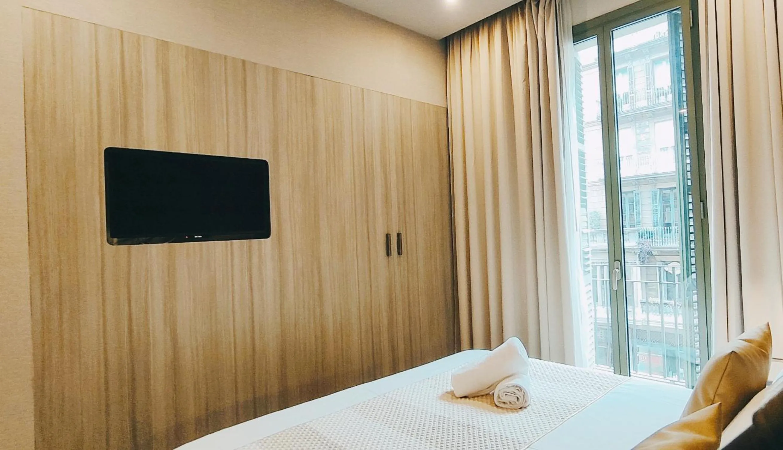 Bedroom, Bed in Casa Balmes