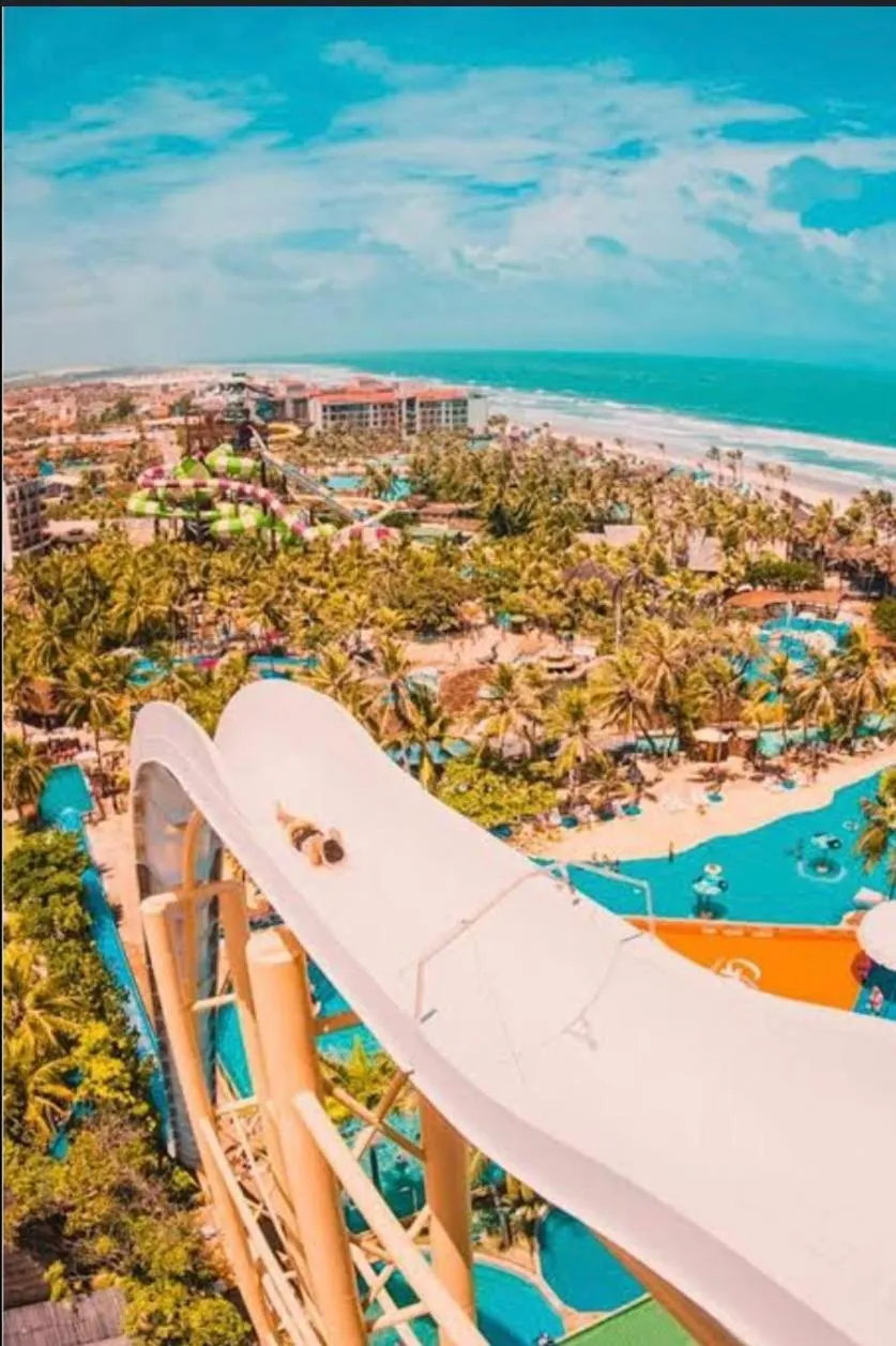 Aqua park in Village Cartier Beach