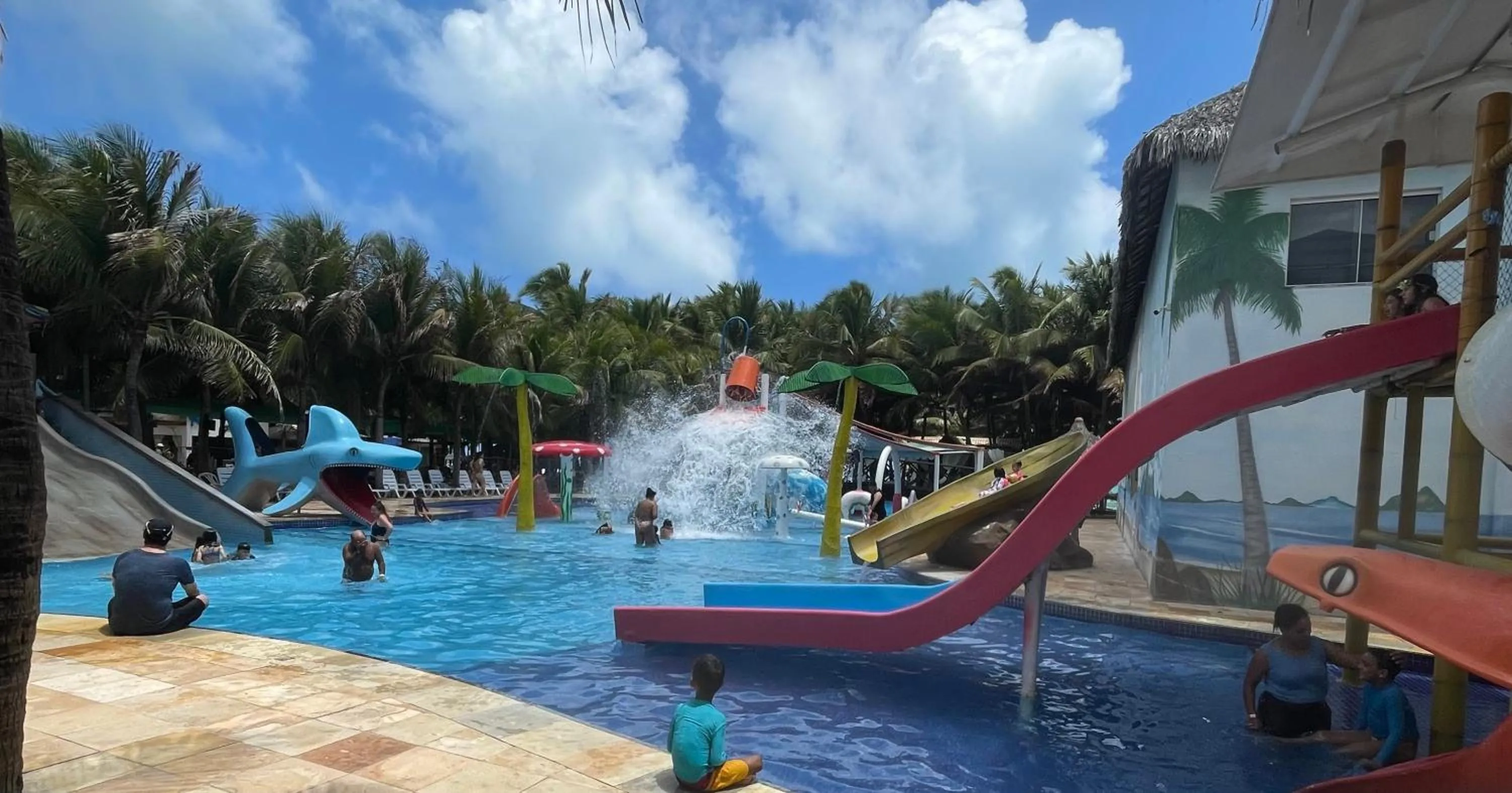 Children play ground in Village Cartier Beach