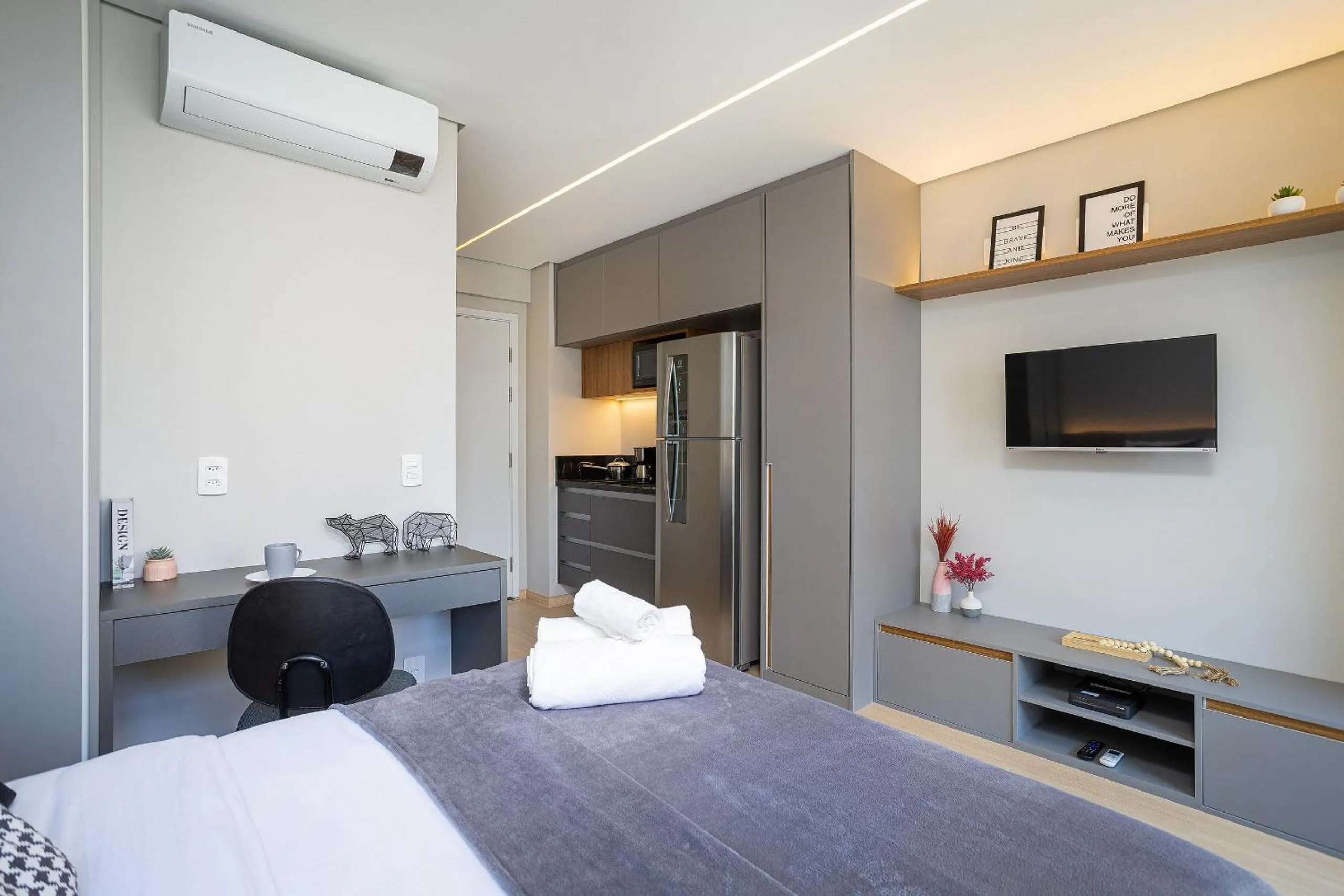 Bedroom, Bed in Nex One Ministro Ferreira Alves