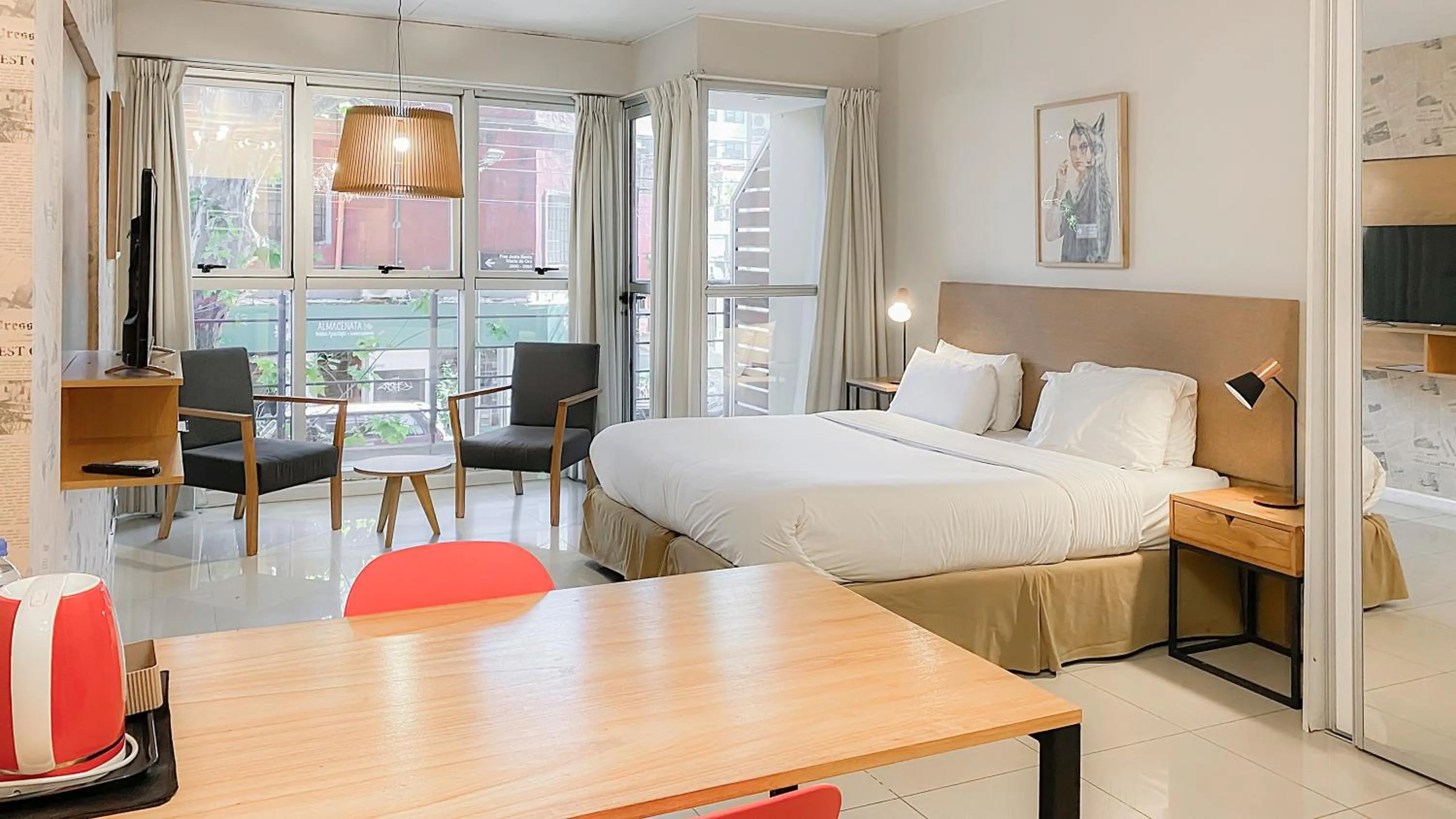 Property building, Bed in Feel Buenos Aires Apartments