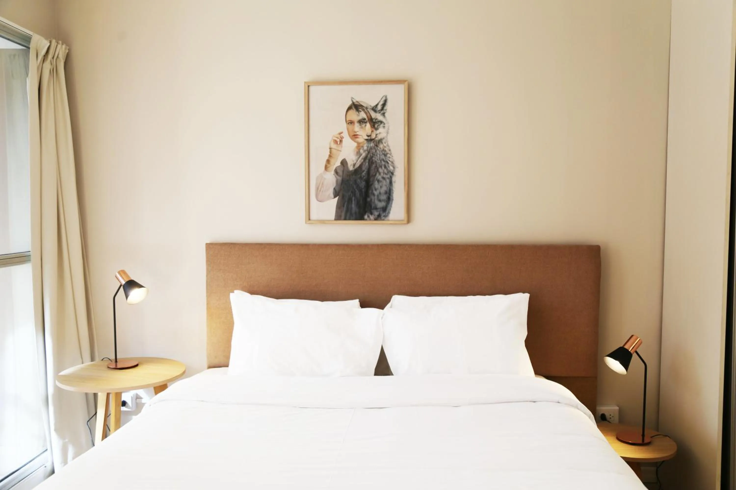 Bedroom, Bed in Feel Buenos Aires Apartments