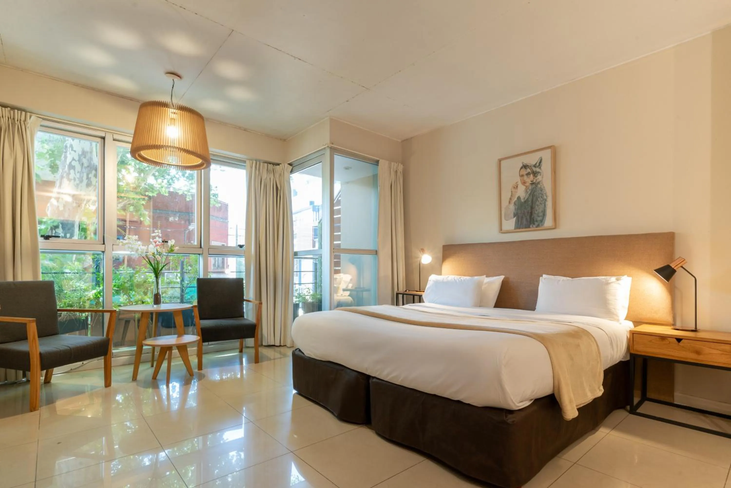 Bed in Feel Buenos Aires Apartments