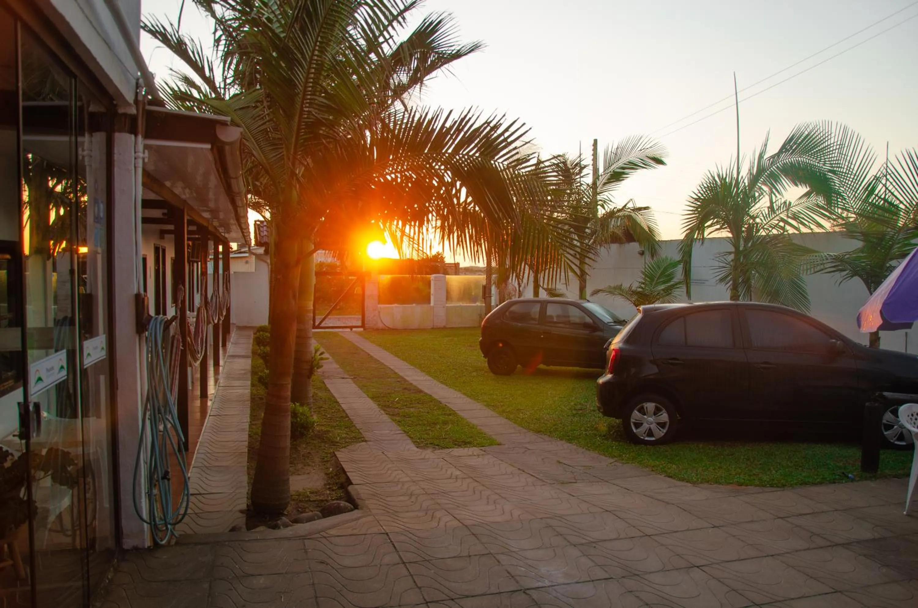 Garden view in Pousada Aventura