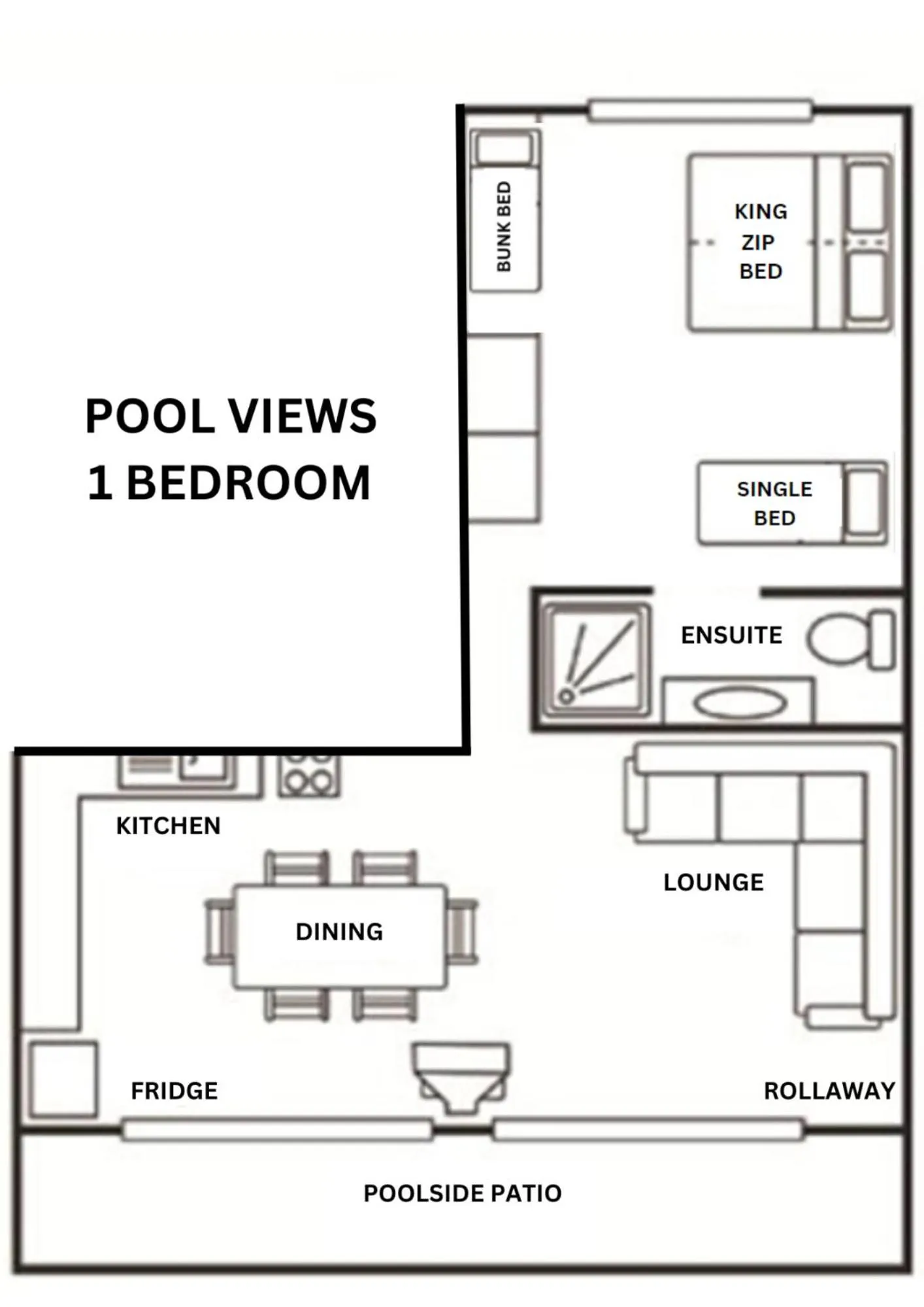 Floor plan in Noosa North Shore Retreat