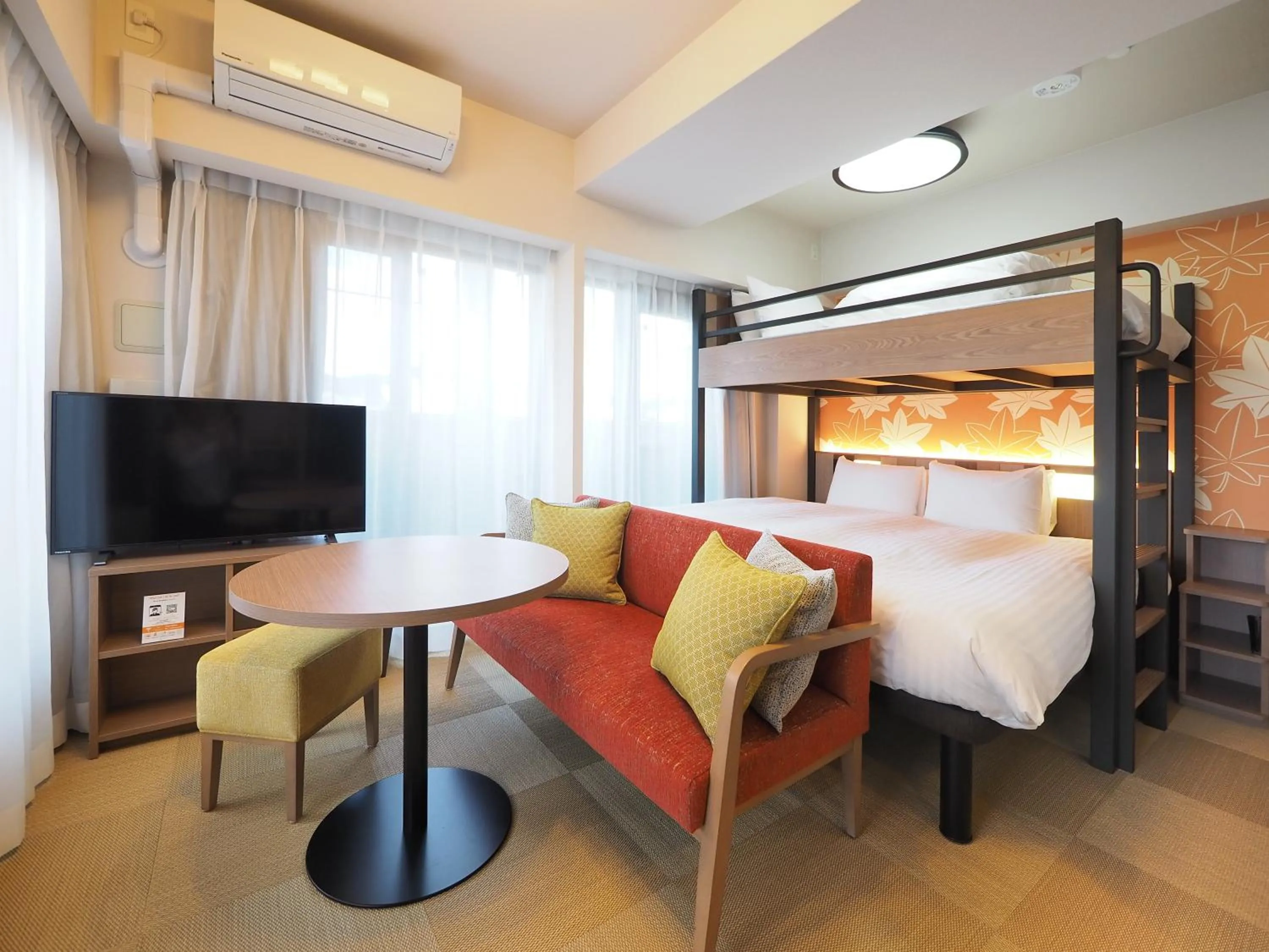 Bed in HIYORI Stay Kyoto Kamogawa