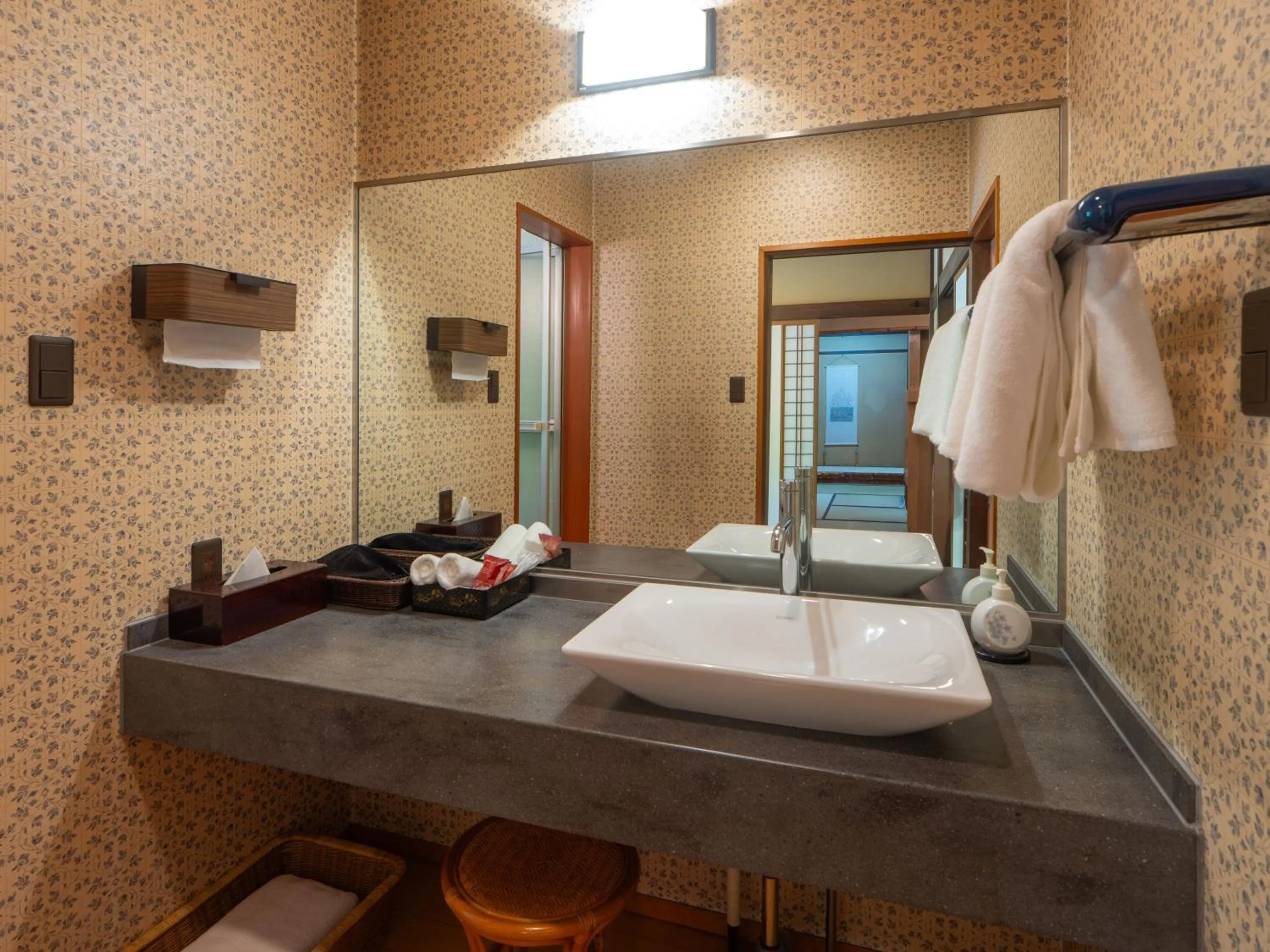 Bathroom, Bed in Wanosato