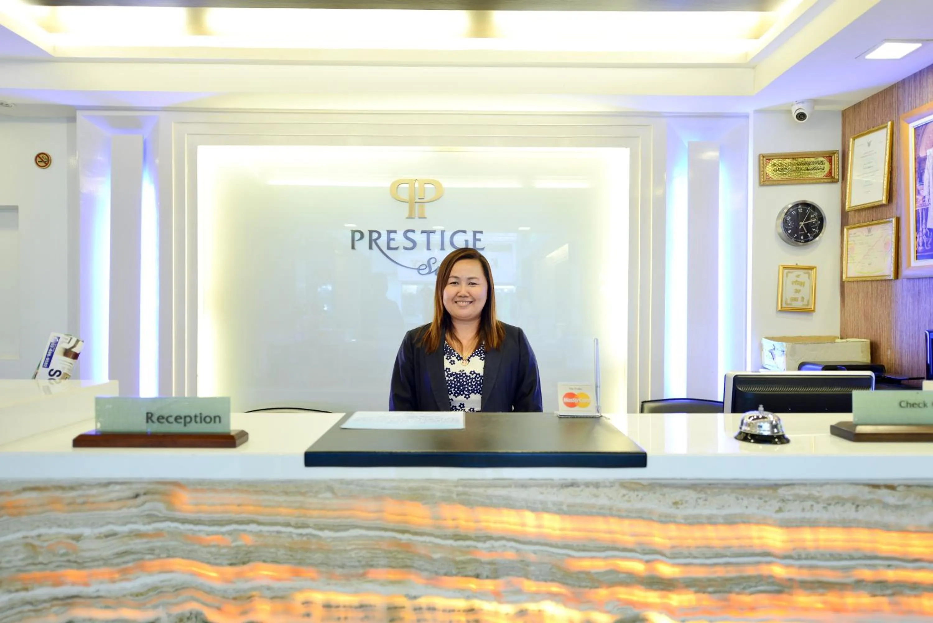 Lobby or reception in Prestige Suites Nana