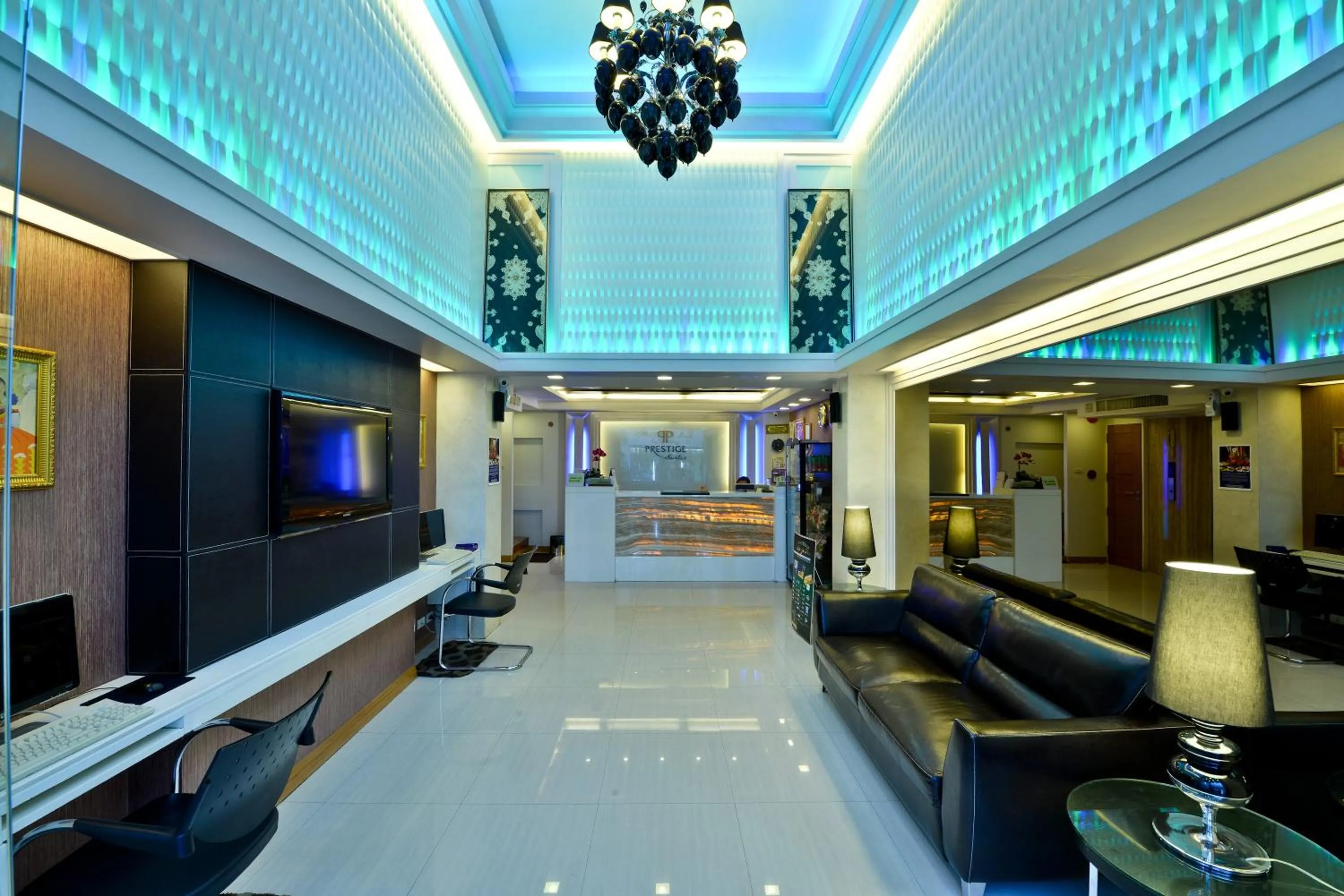 Lobby or reception in Prestige Suites Nana