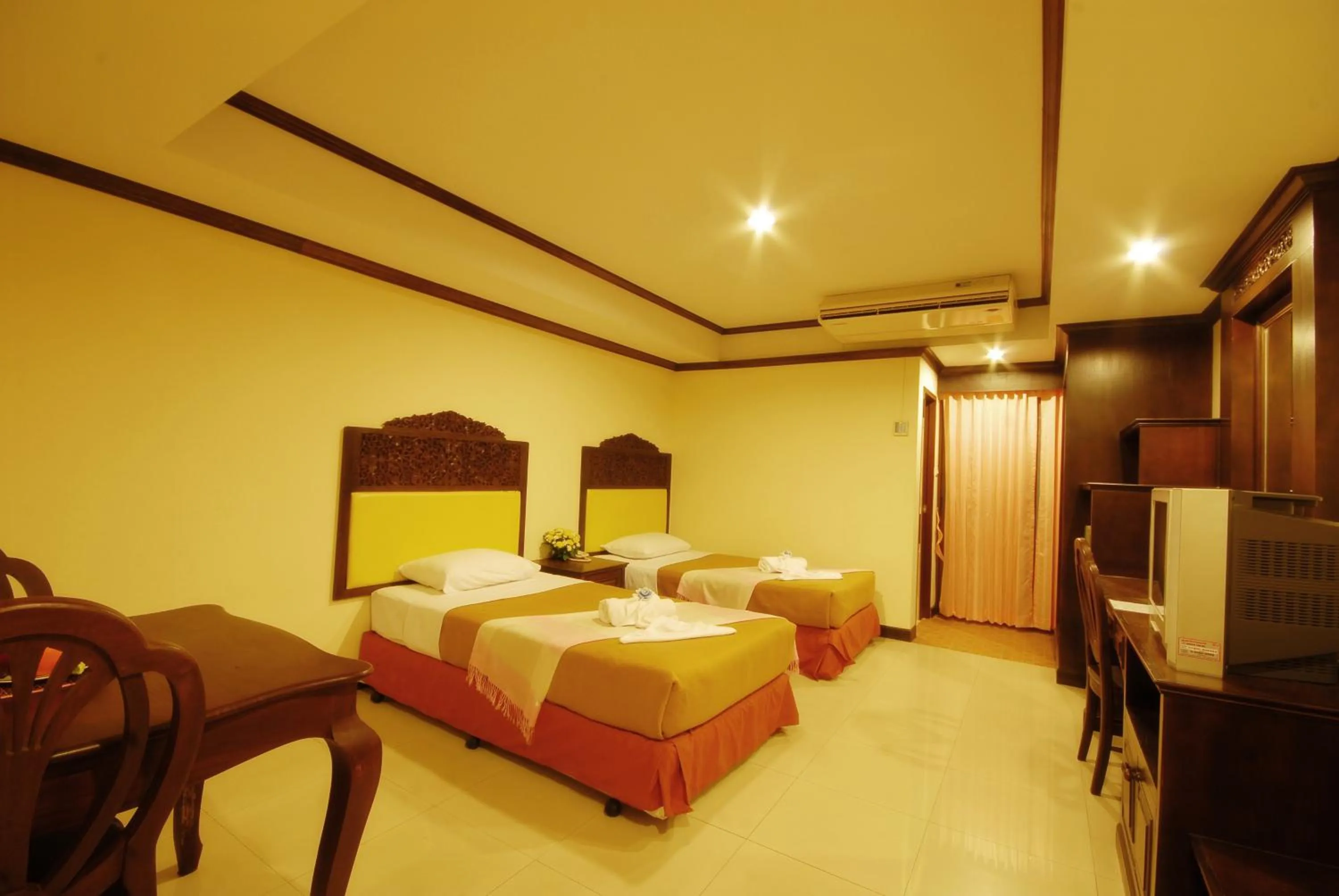 Bed in Golden Villa Pattaya