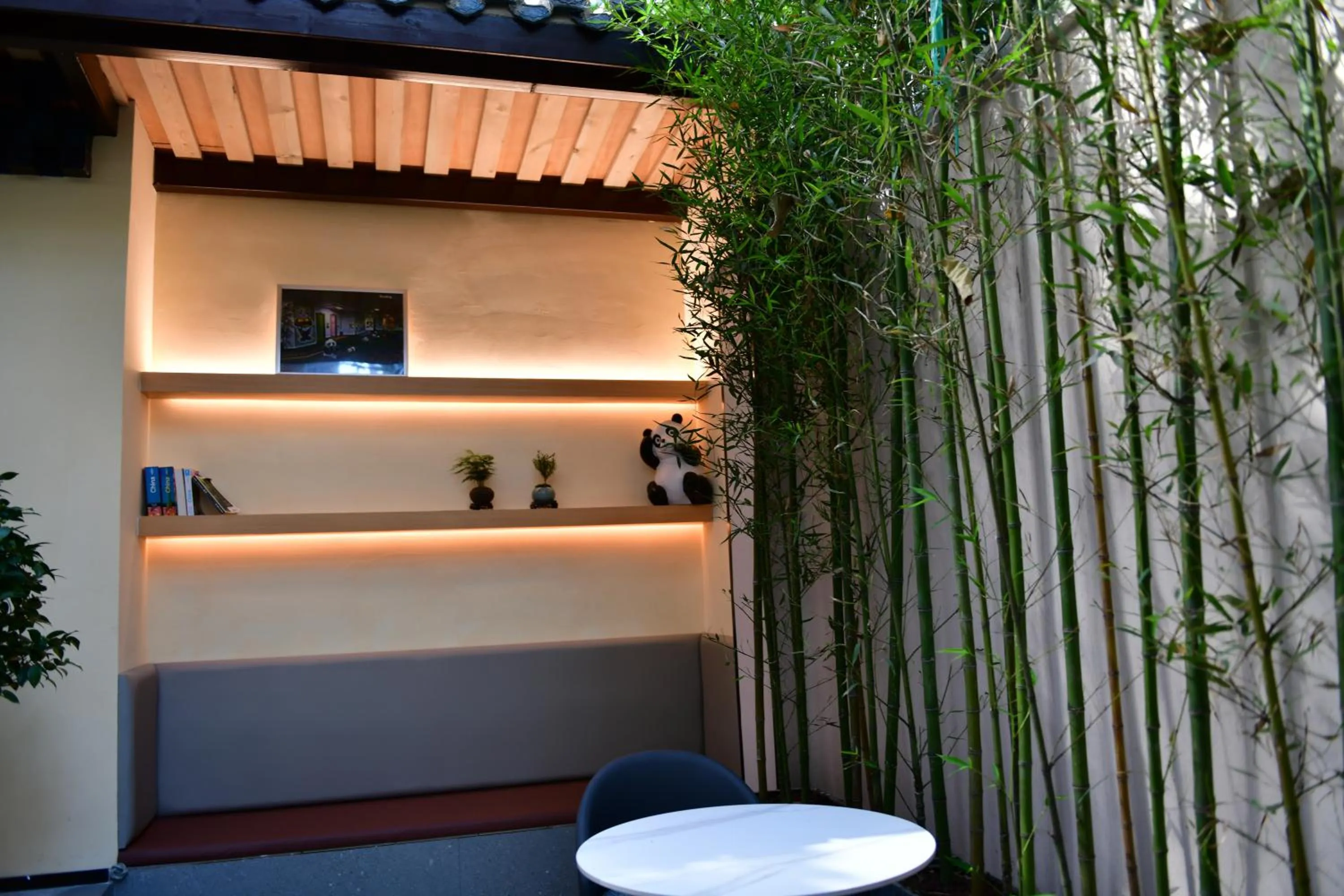 Garden view in Xishu Garden Inn - Travel Agency service - Car Rent service - English Speaking