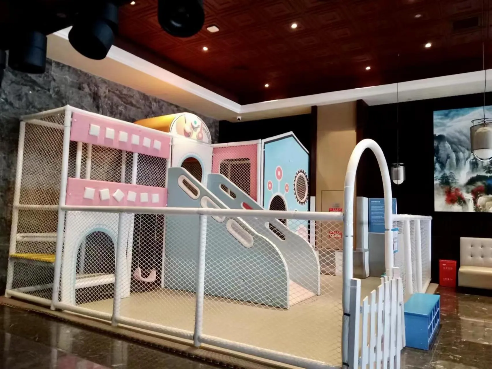 Children play ground in Wanda Jin Pingxiang