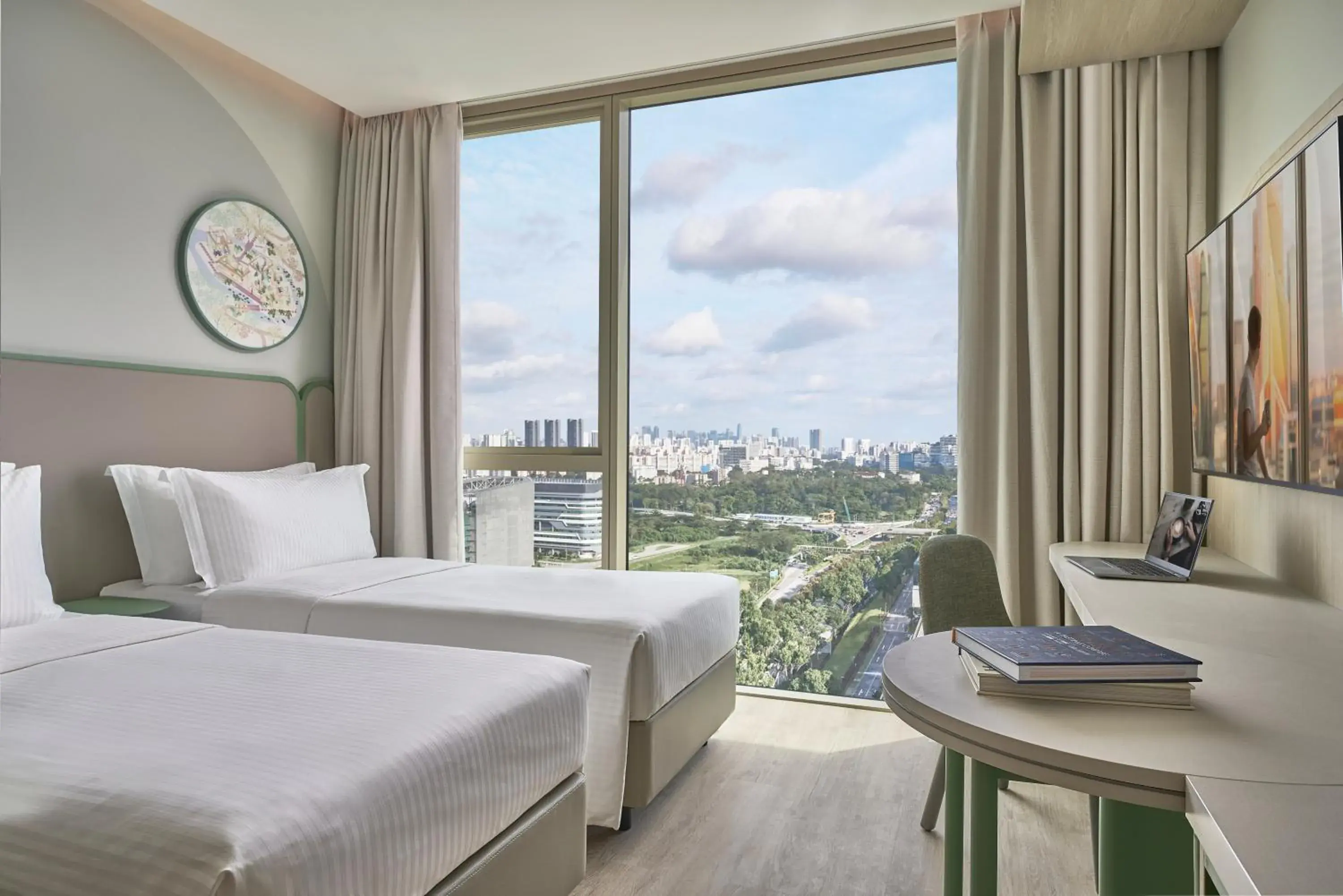 Studio Twin in Citadines Science Park Singapore Studio Twin in Citadines Science Park Singapore