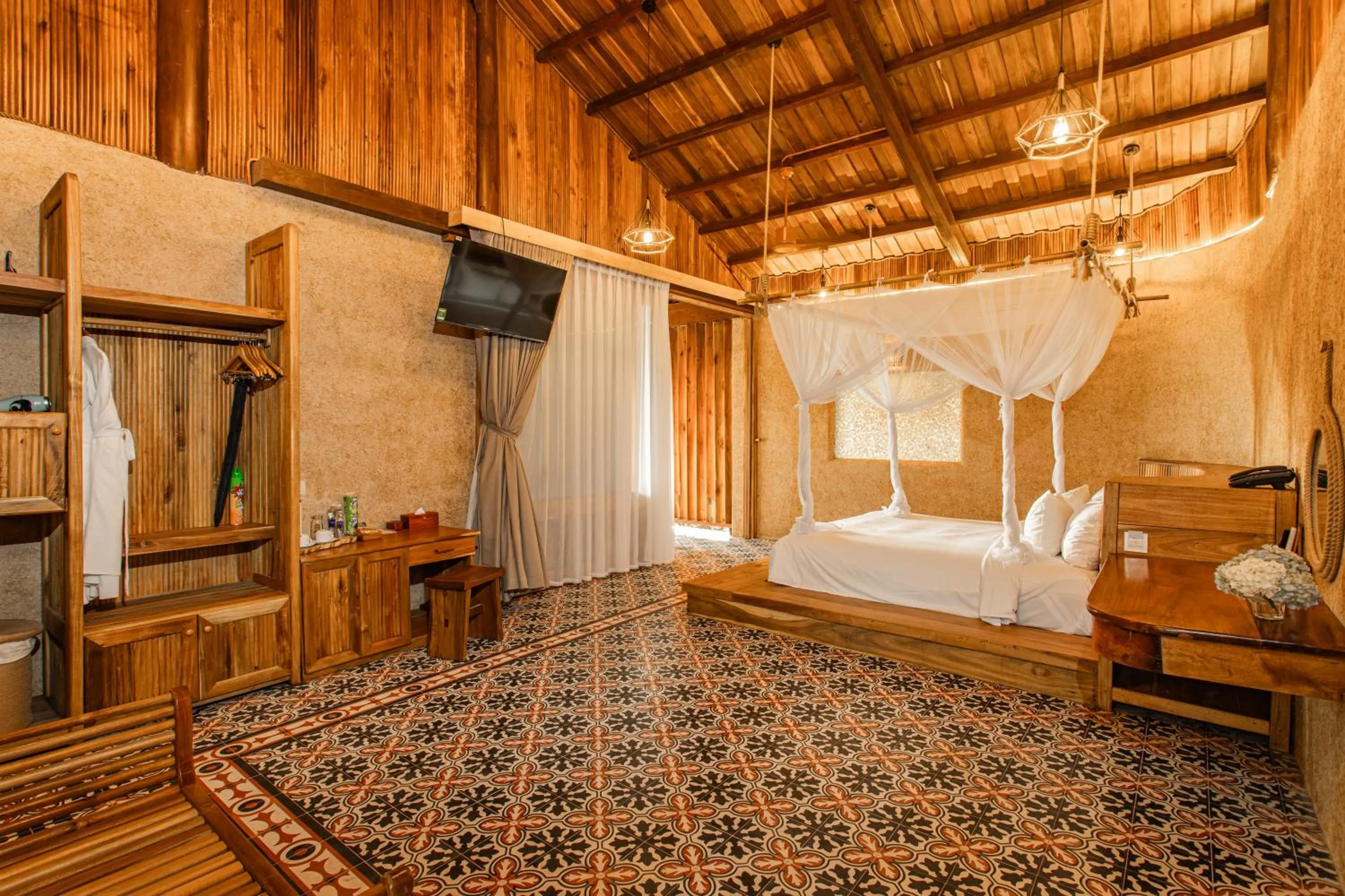 TV and multimedia, Bed in Grand Ocean Bay Resort Phu Quoc