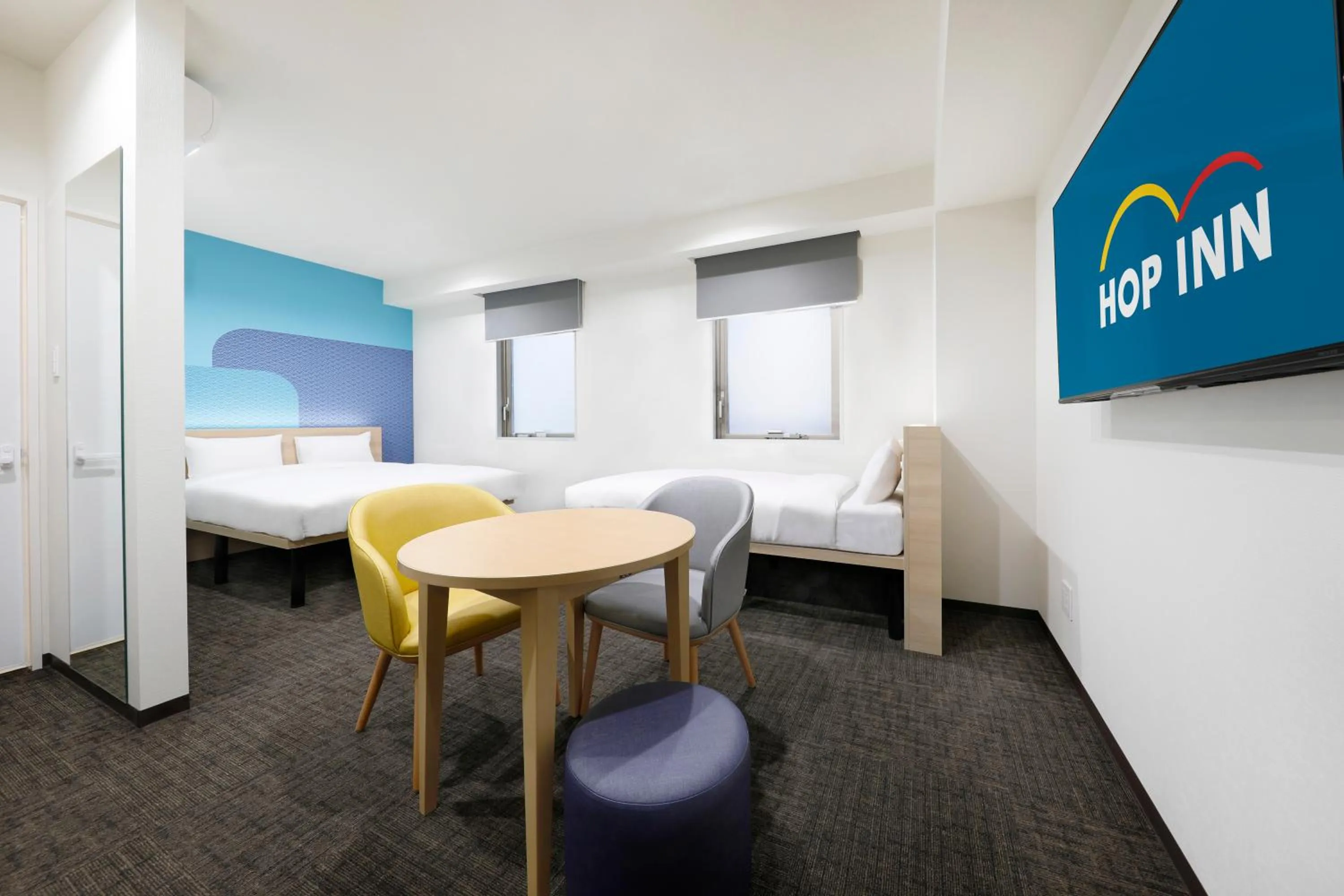 Bed in Hop Inn Tokyo Asakusa