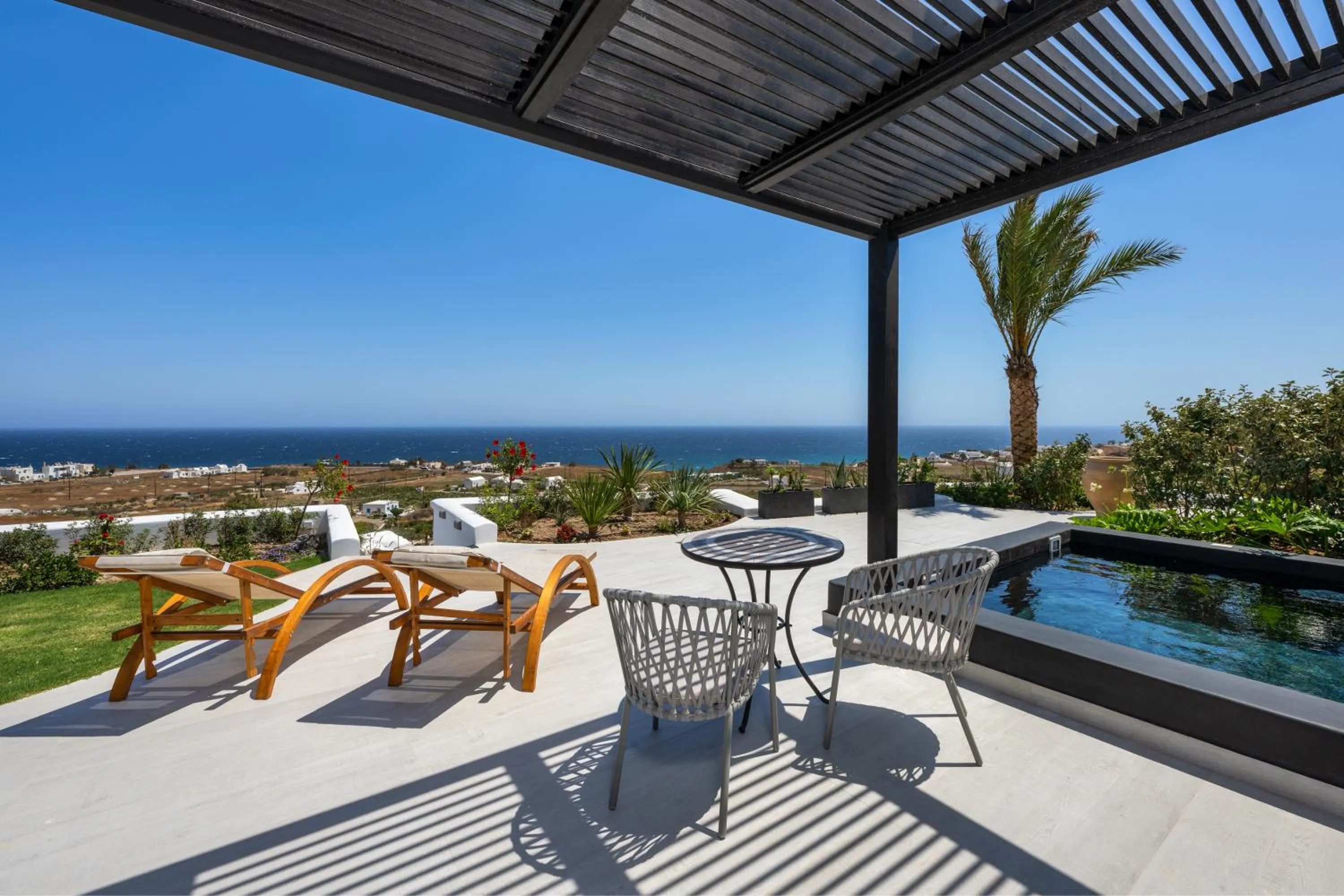 Patio in Palm Island Suites