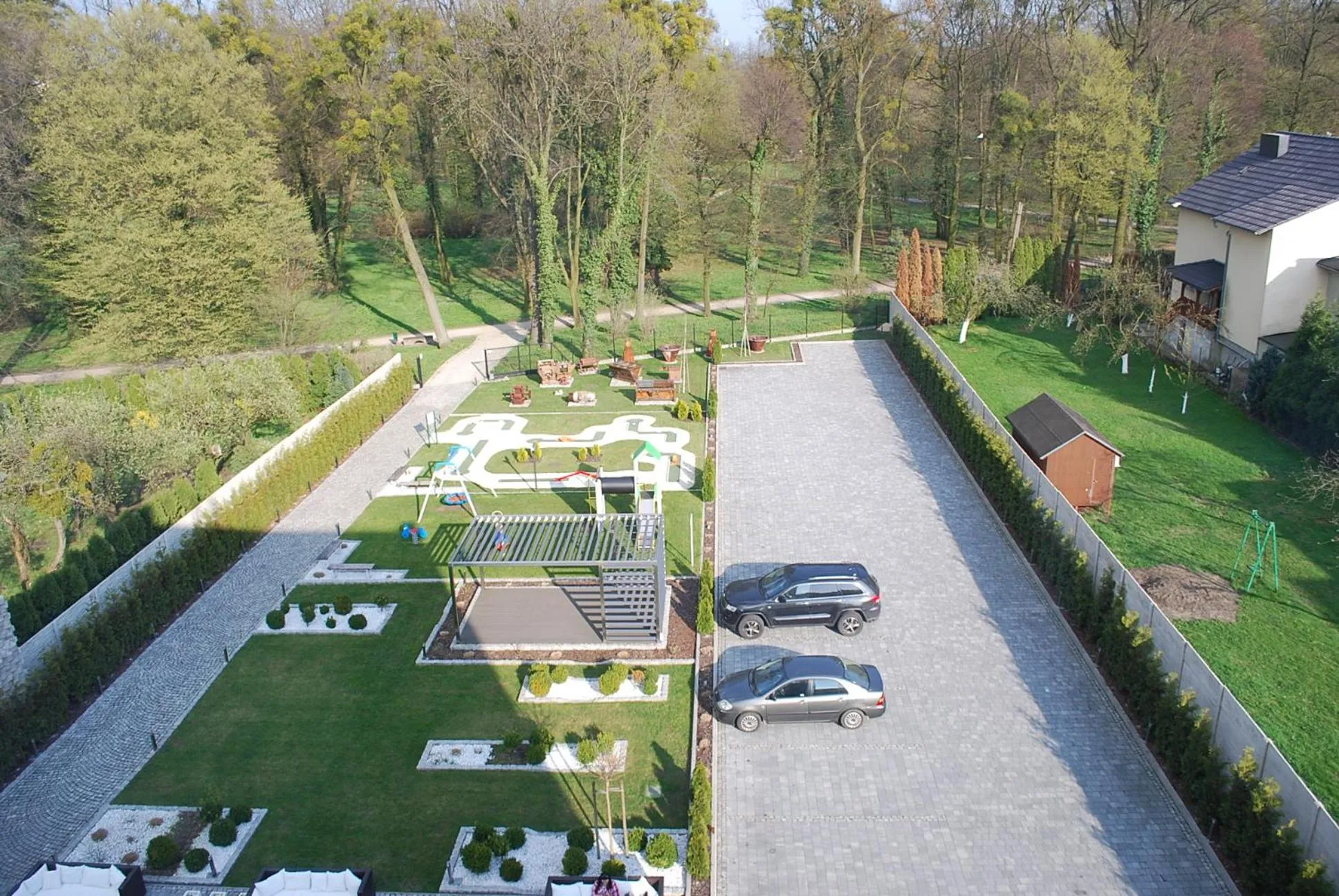 Garden view in Stary Młyn