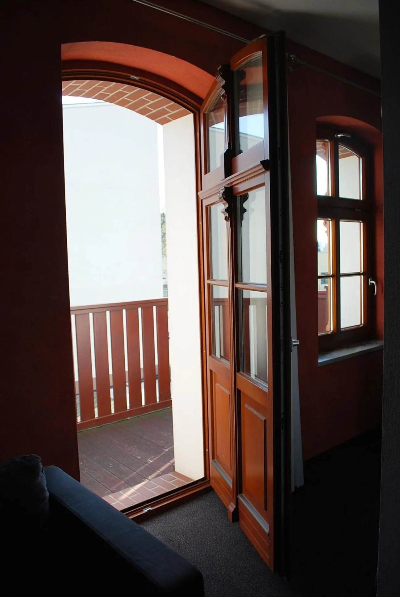 Balcony/Terrace, Bed in Stary Młyn