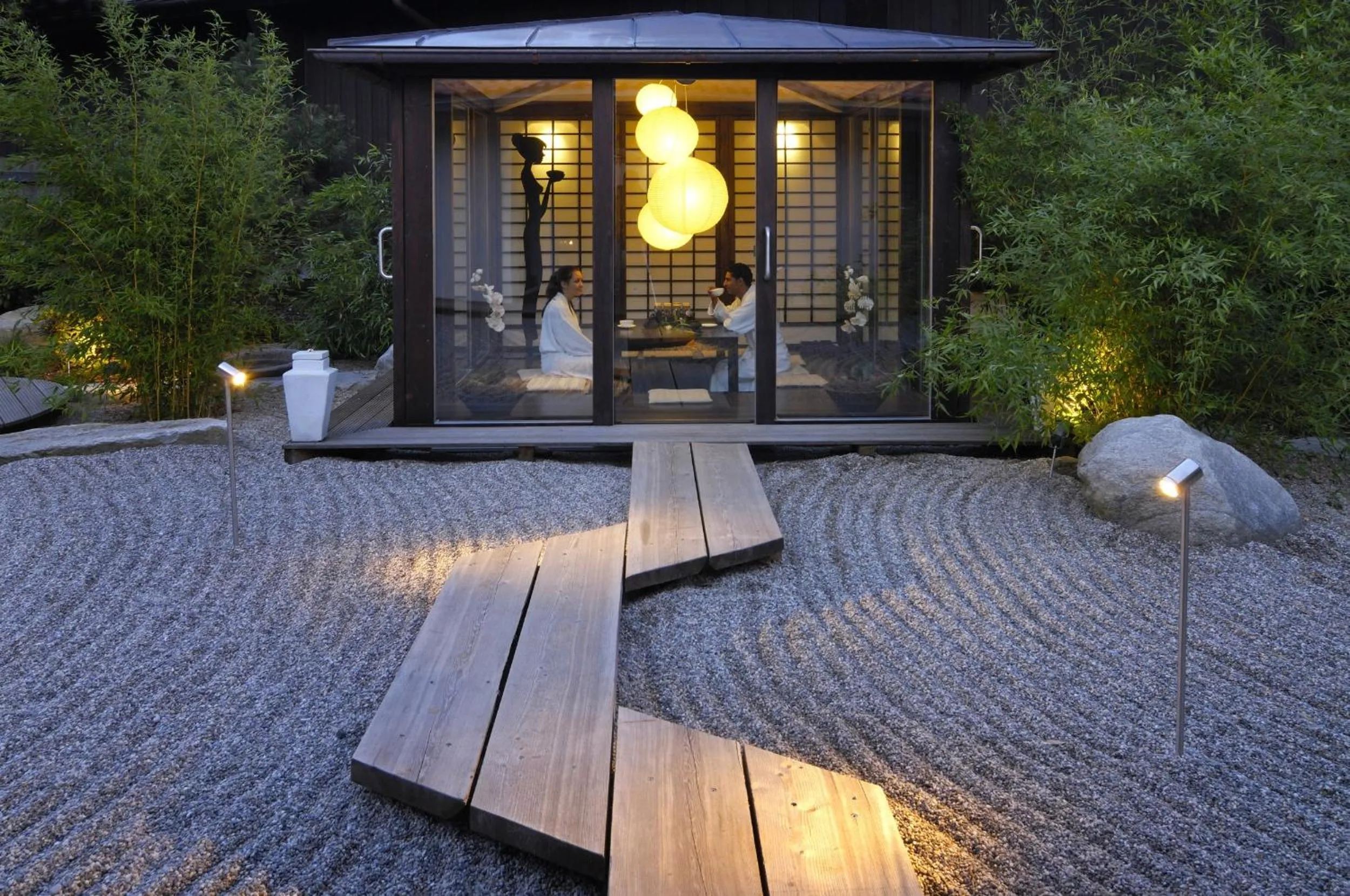 Spa and wellness centre/facilities in Wellnessgarten-Hotel