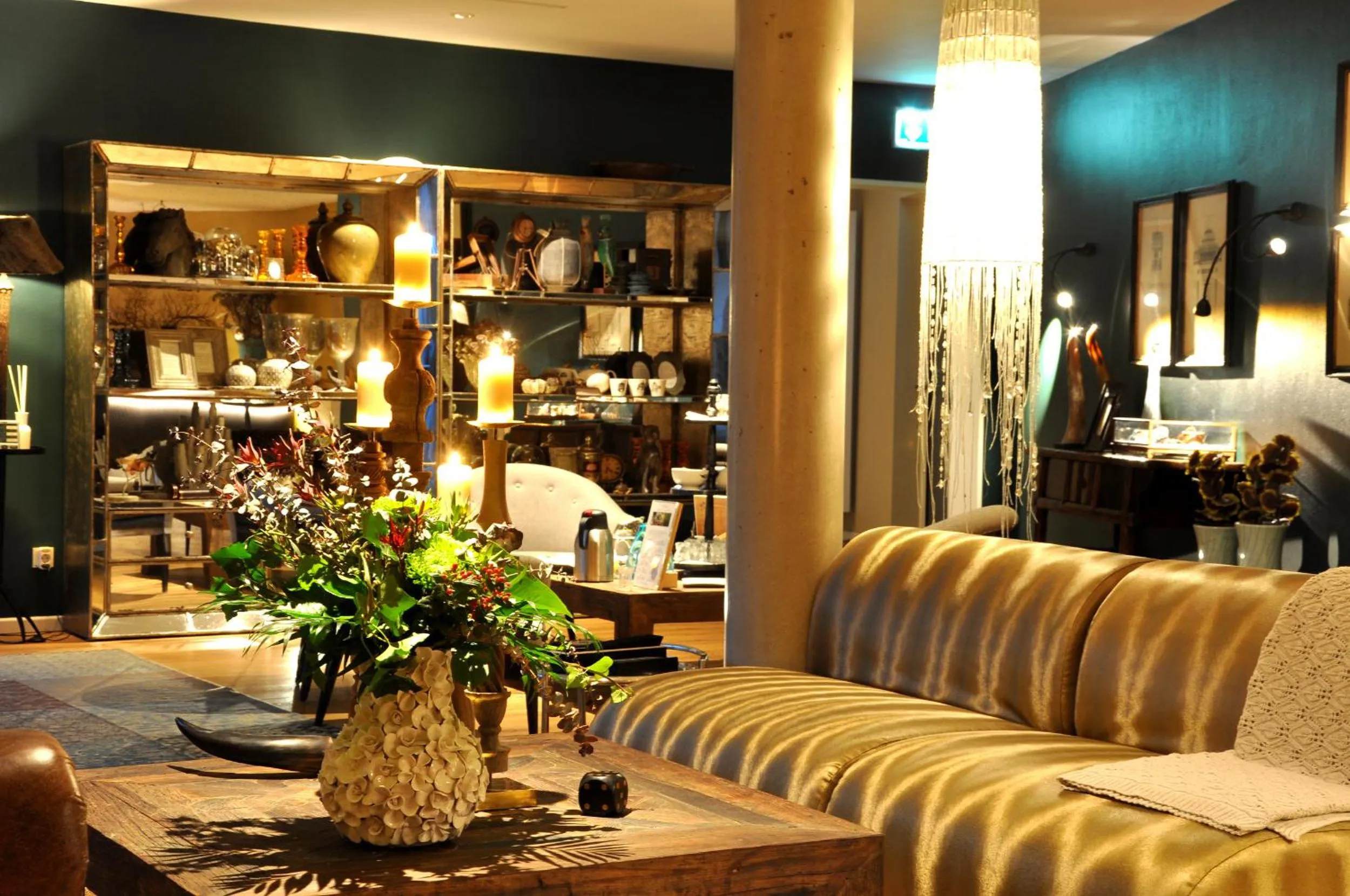 Lobby or reception in Wellnessgarten-Hotel