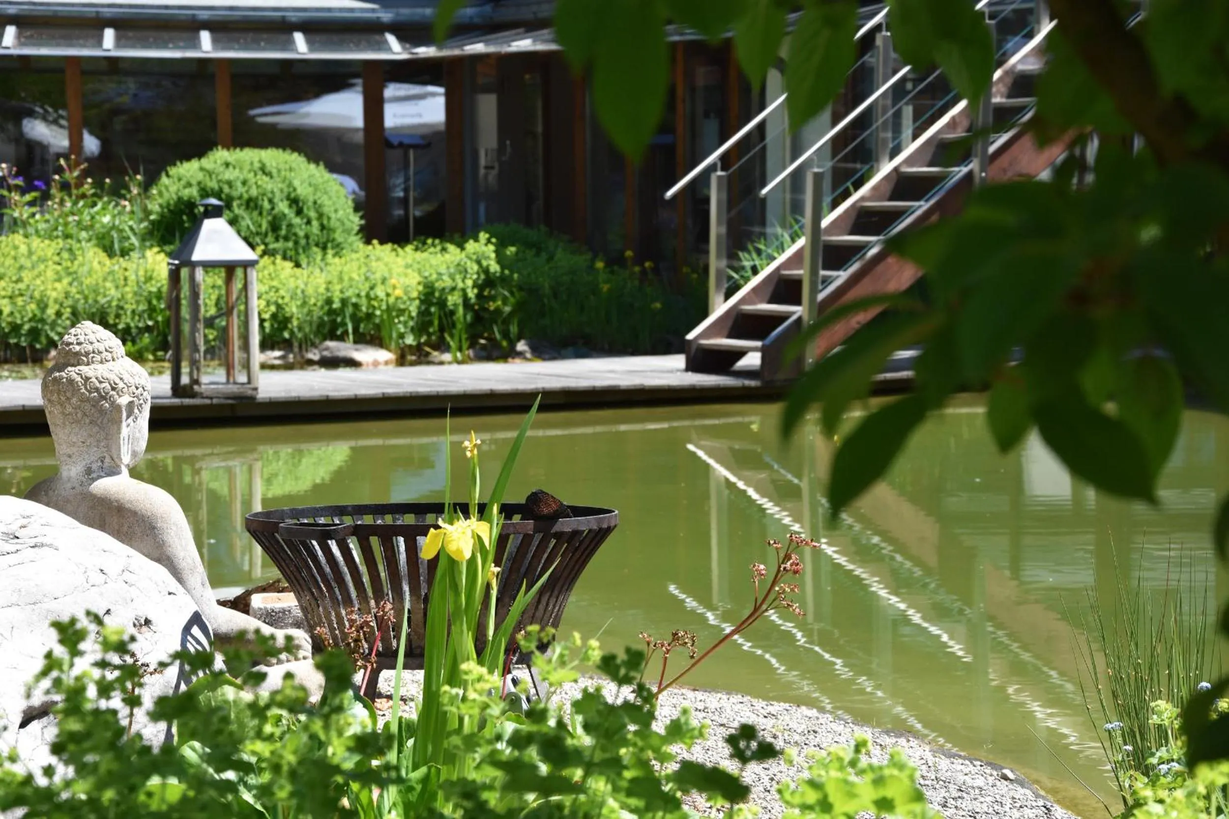 Spa and wellness centre/facilities in Wellnessgarten-Hotel