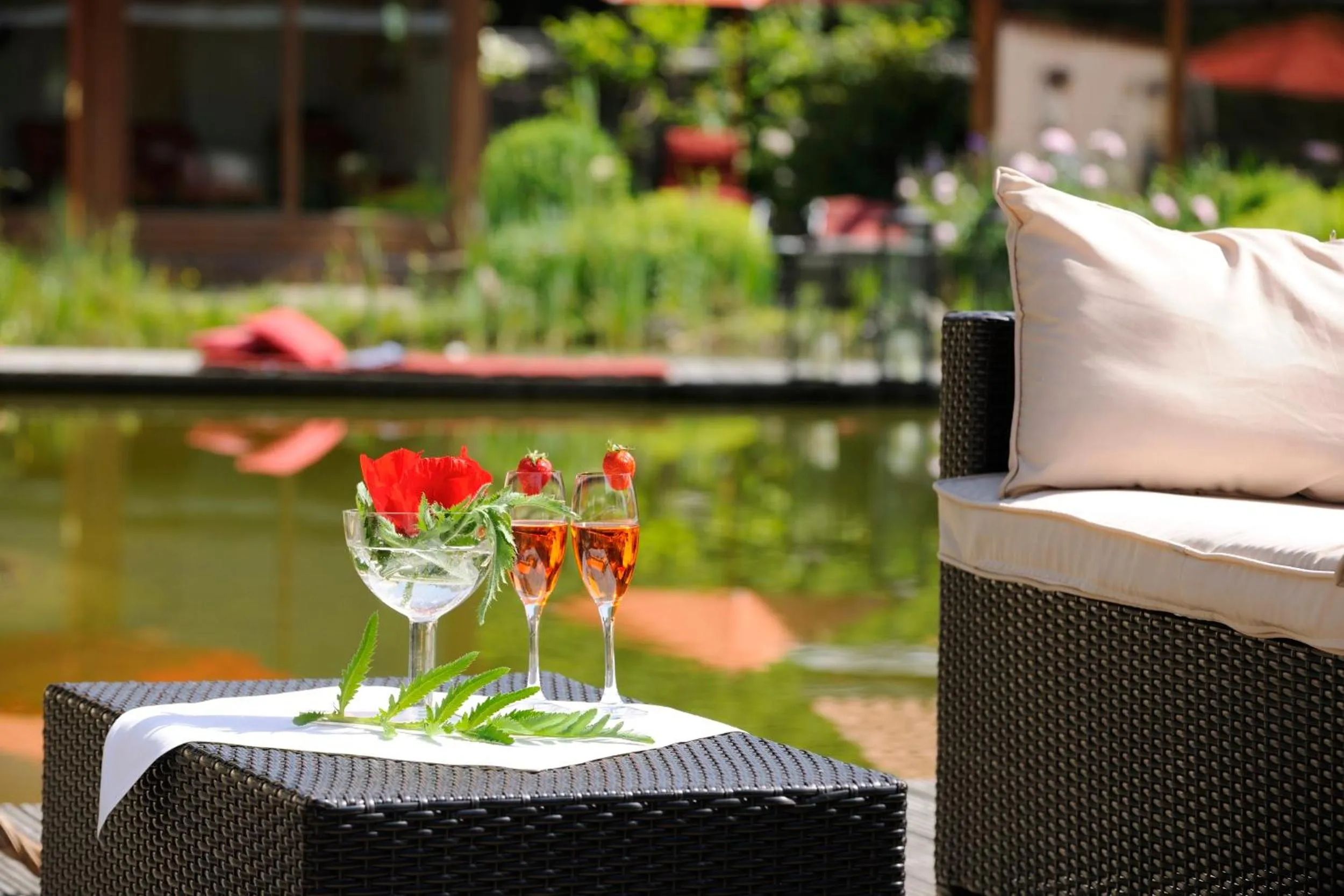 Spa and wellness centre/facilities in Wellnessgarten-Hotel