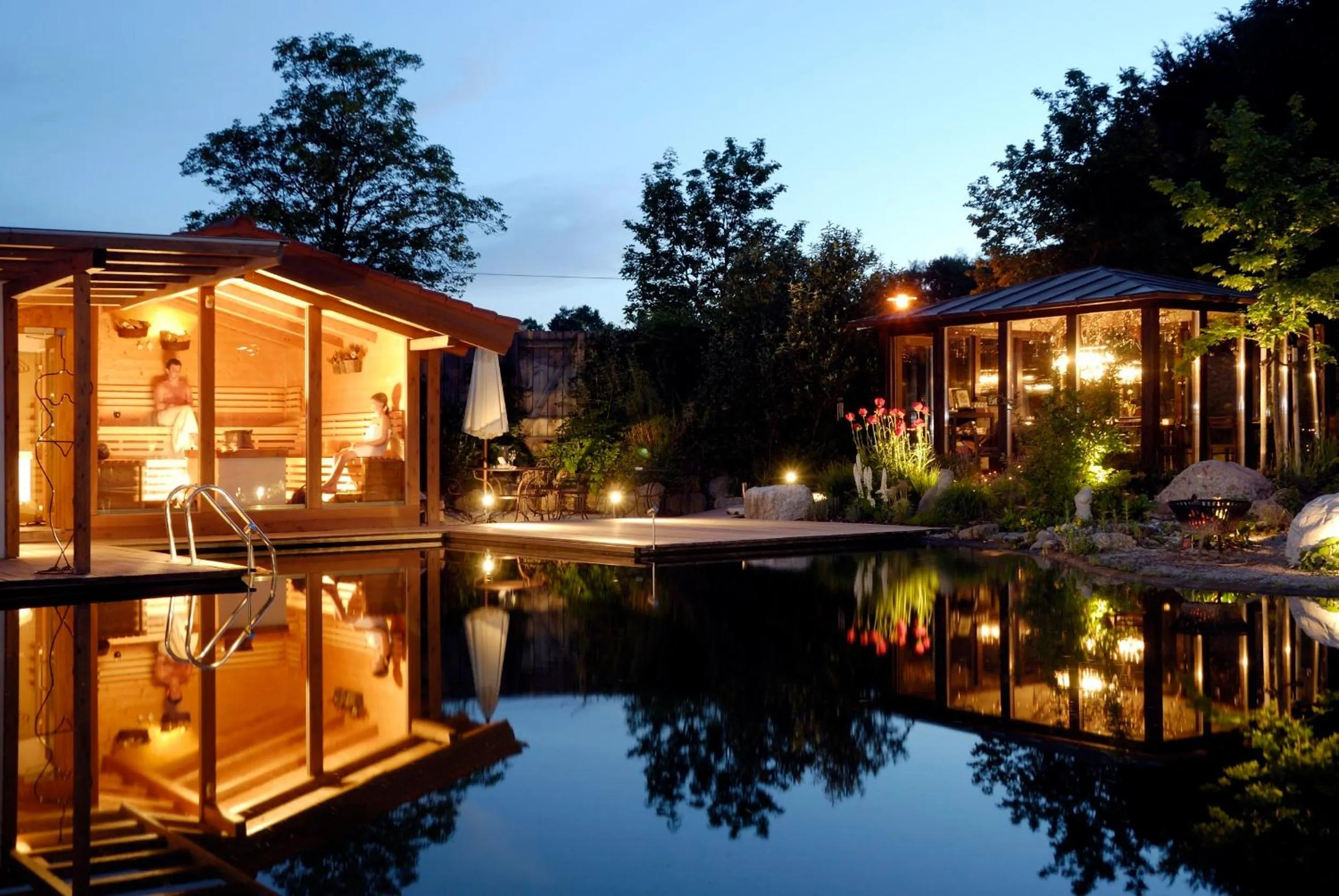 Spa and wellness centre/facilities in Wellnessgarten-Hotel