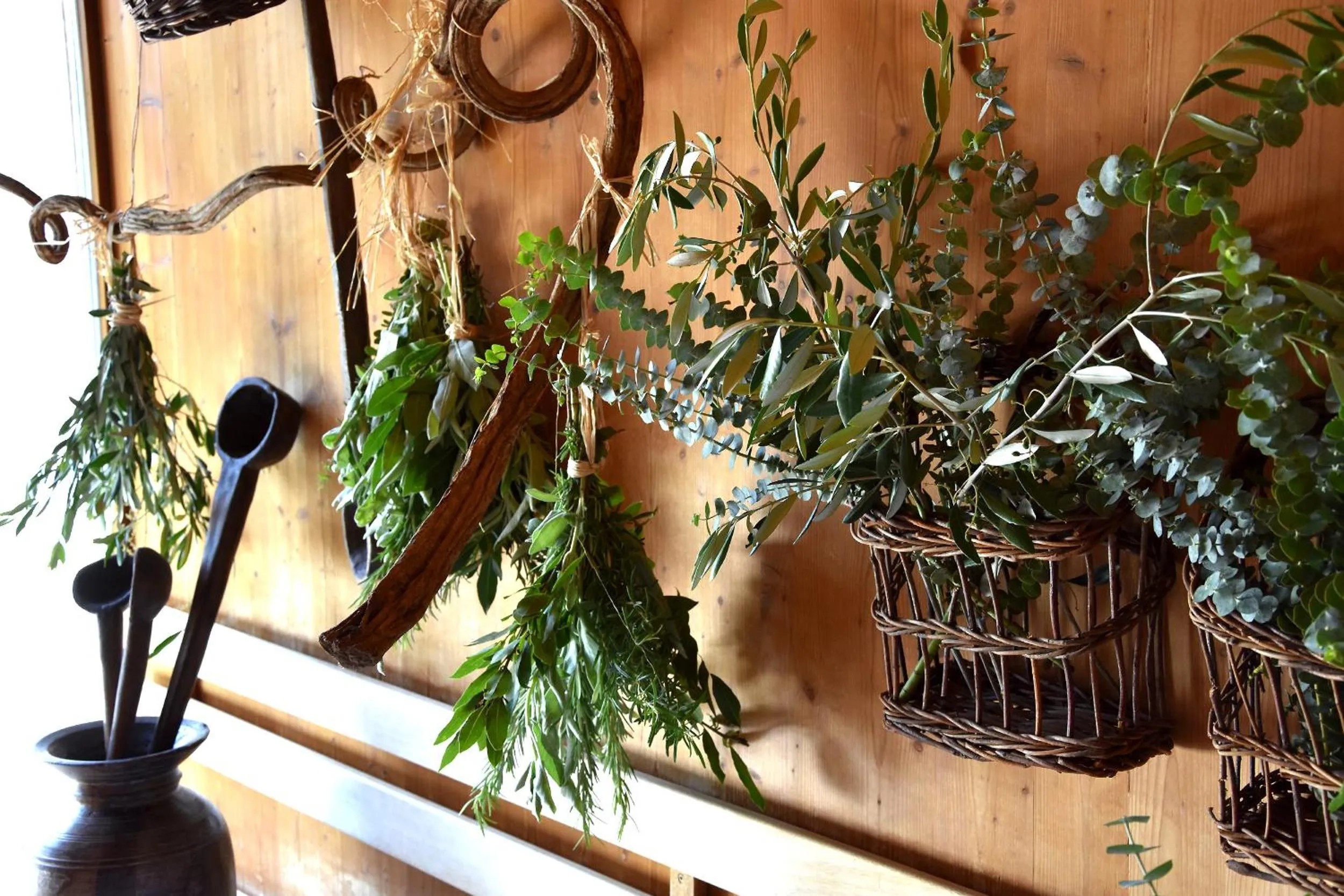 Sauna in Wellnessgarten-Hotel