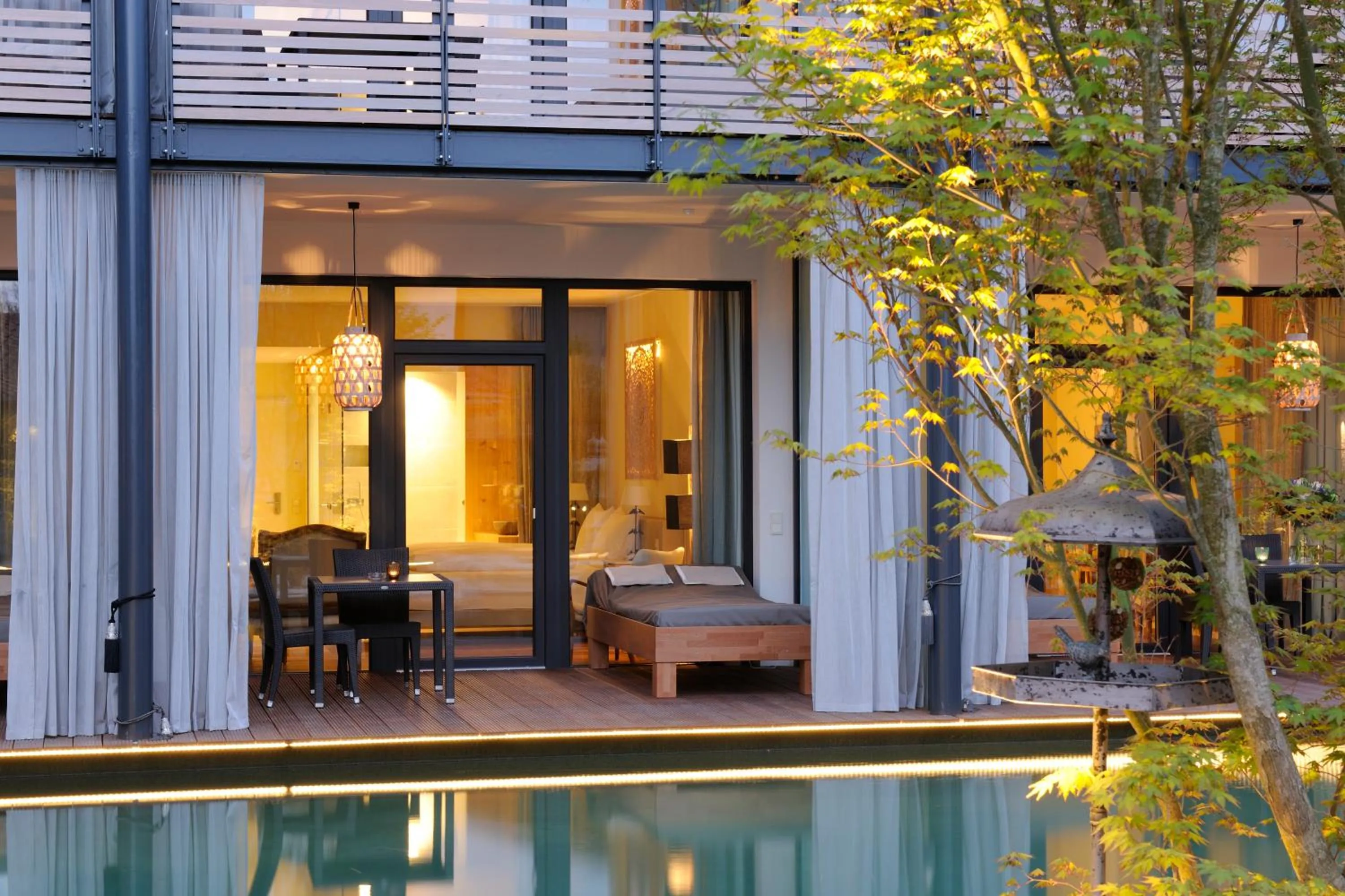 Balcony/Terrace in Wellnessgarten-Hotel