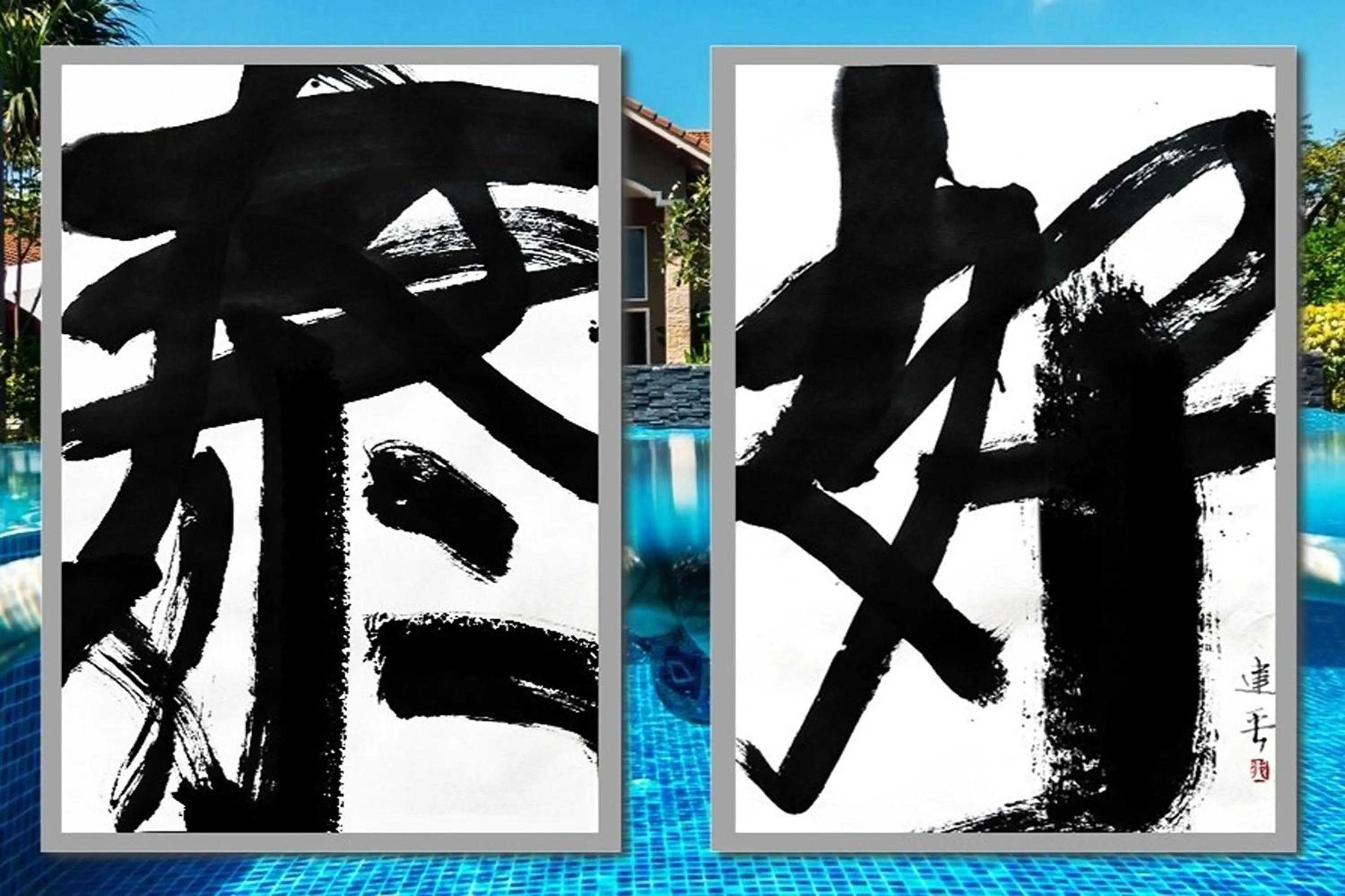 Decorative detail in Thai Good Arts Resort