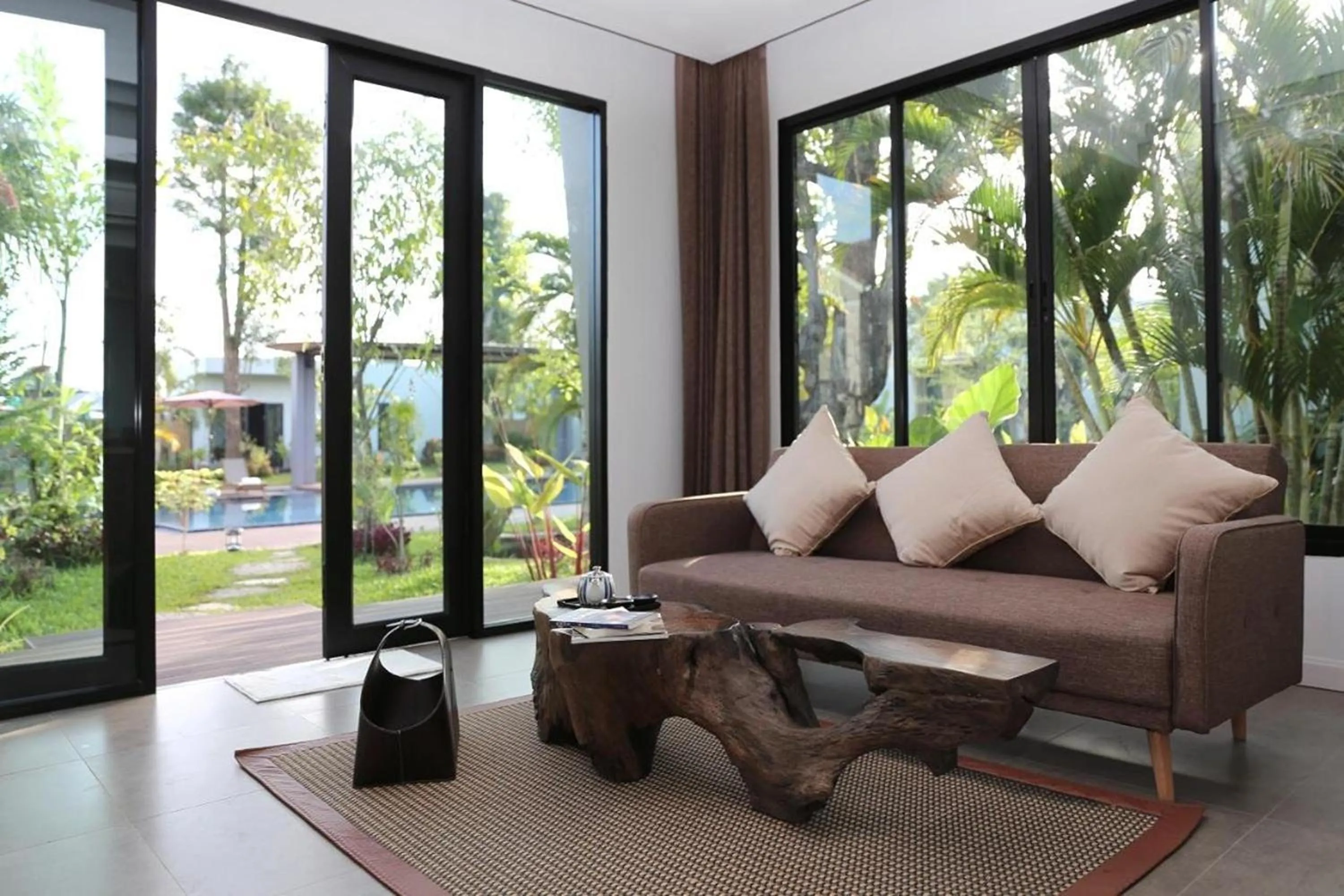 Seating area in Thai Good Arts Resort