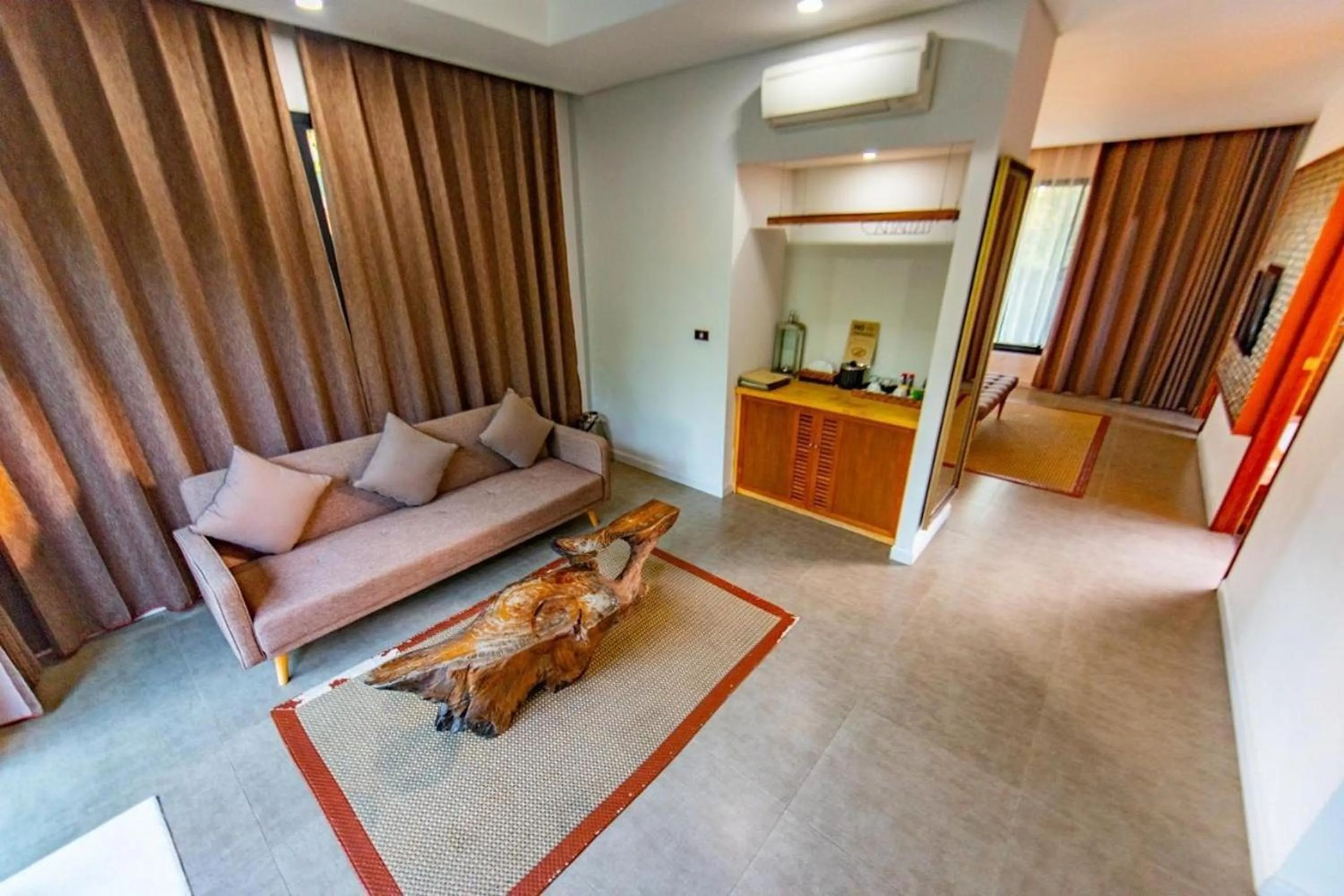 Seating area in Thai Good Arts Resort