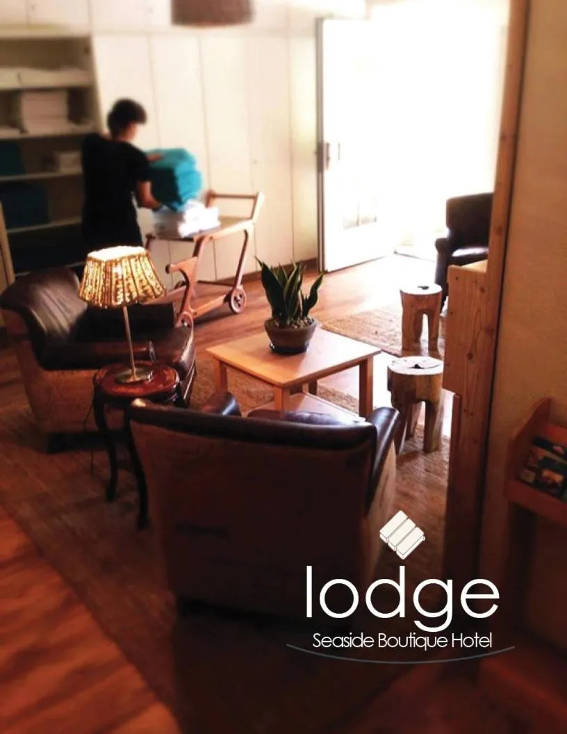 Lobby or reception in Lodge Seaside Boutique Hotel