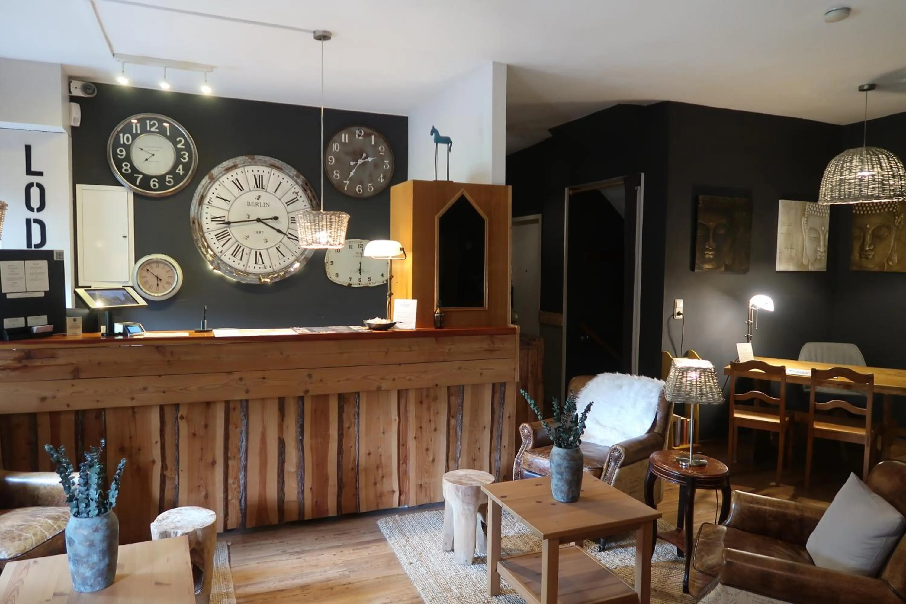 Lobby or reception in Lodge Seaside Boutique Hotel