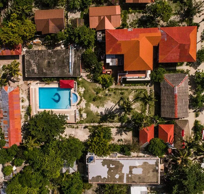 Swimming pool in Malapascua Beach and Dive Resort