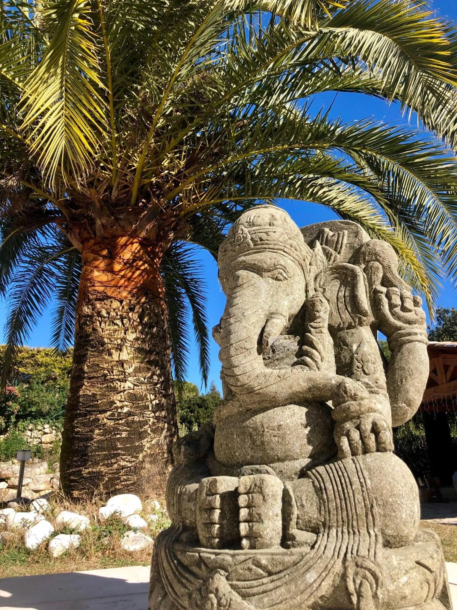 Garden view in B&B Villa Ganesh