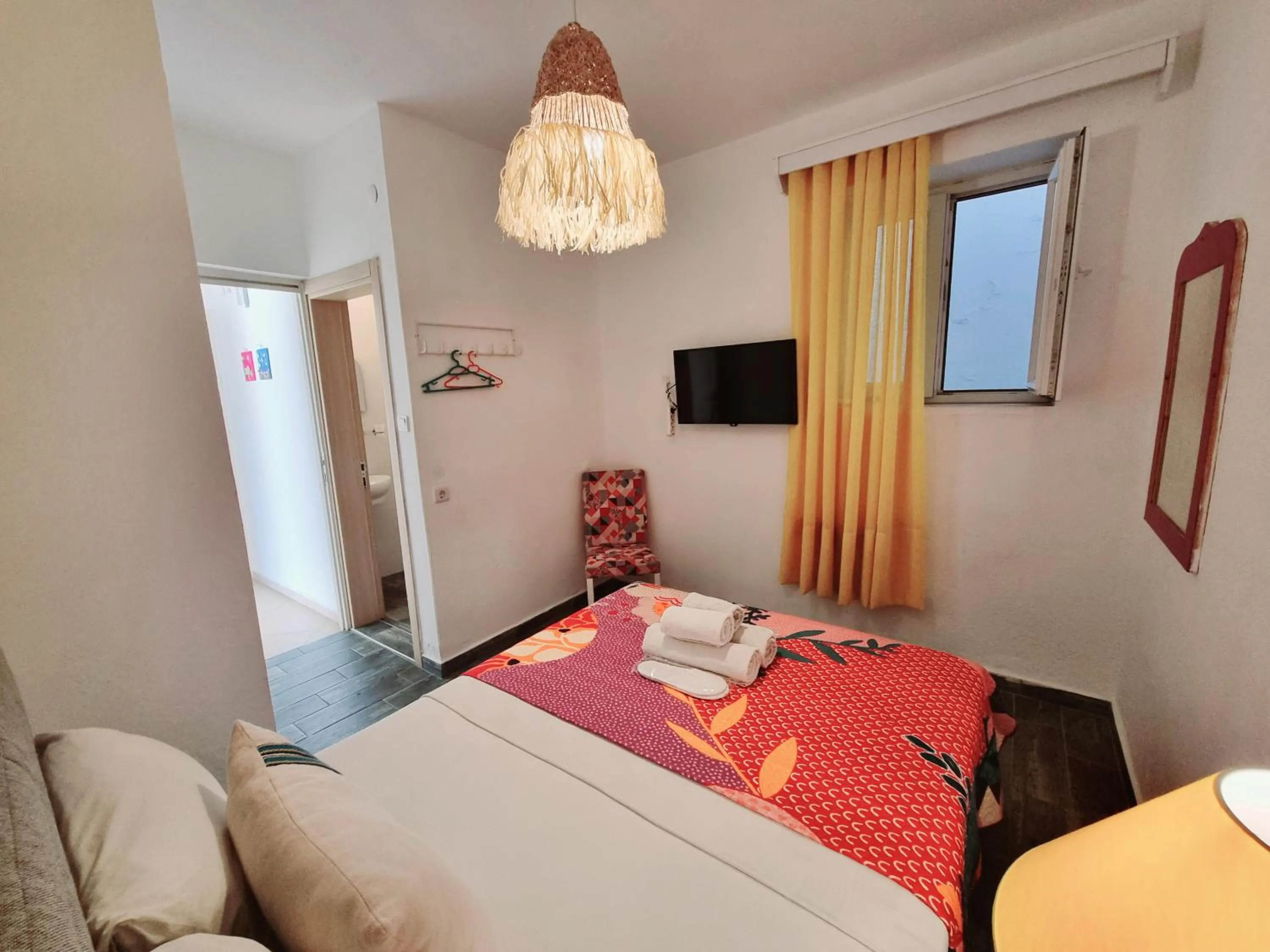 Decorative detail, Bed in Kumbahçe Fethiye Hanım Pansiyon BODRUM