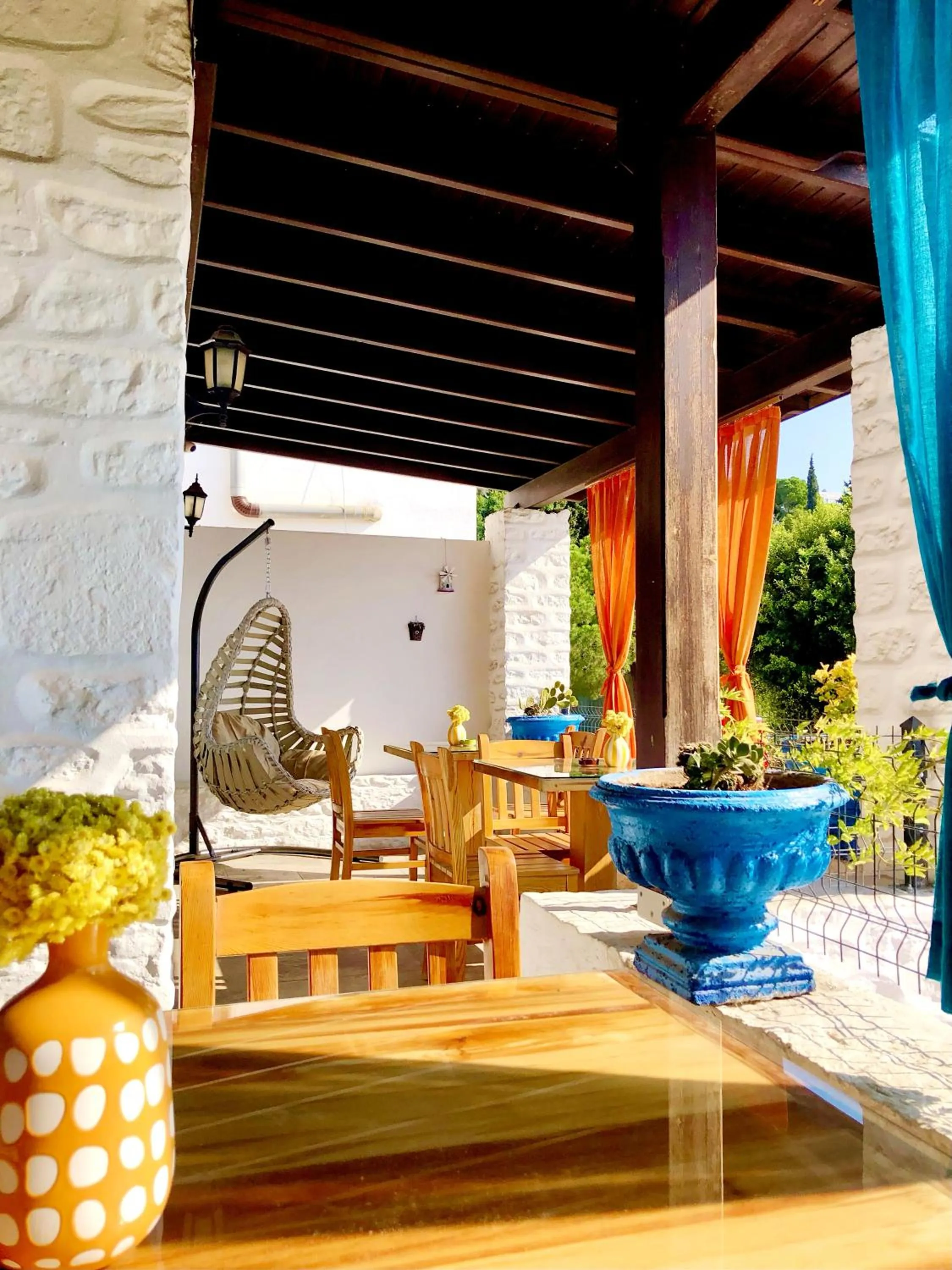 Patio in Kumbahçe Fethiye Hanım Pansiyon BODRUM