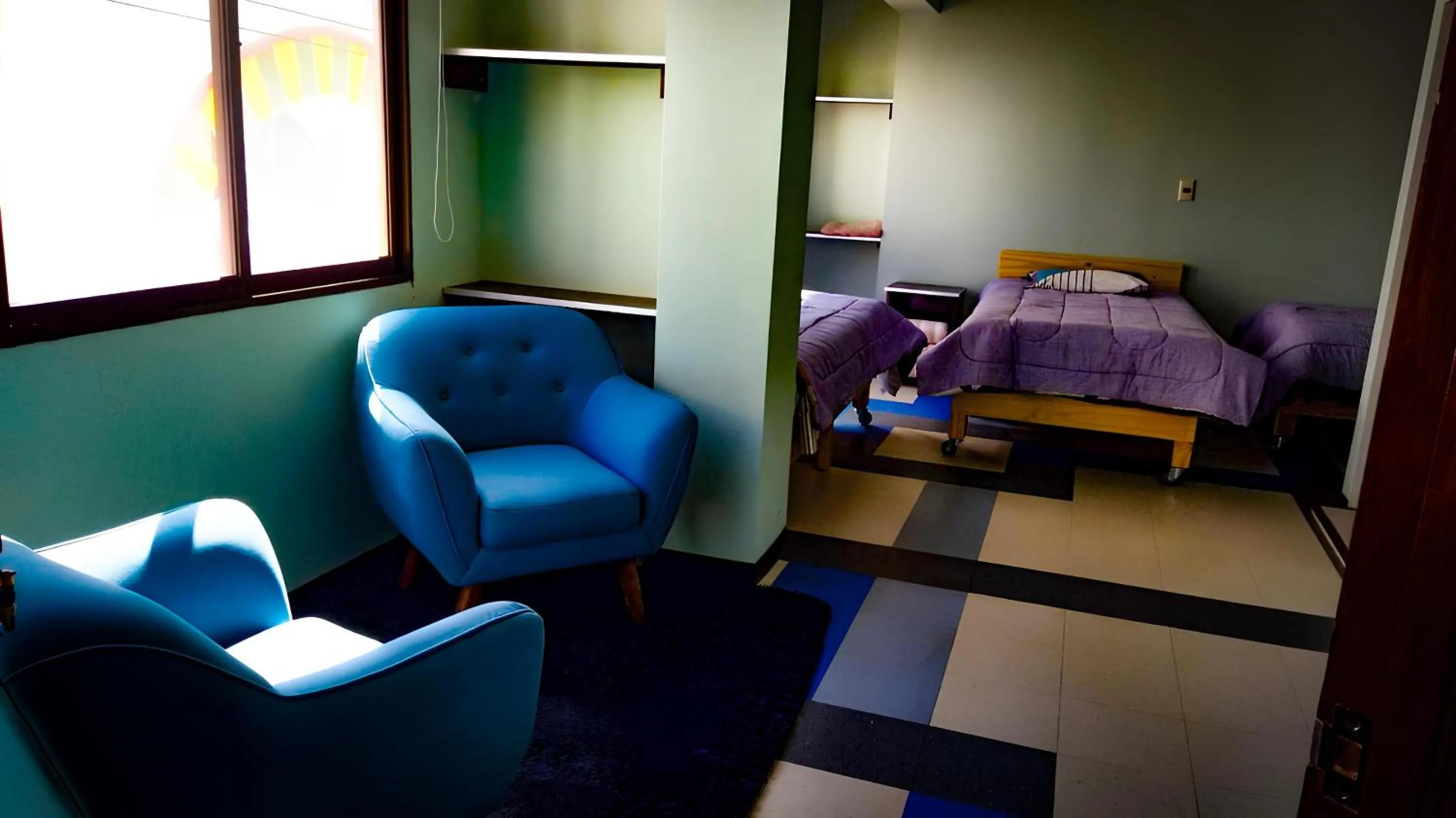 Bed in Mia Posada Copacabana