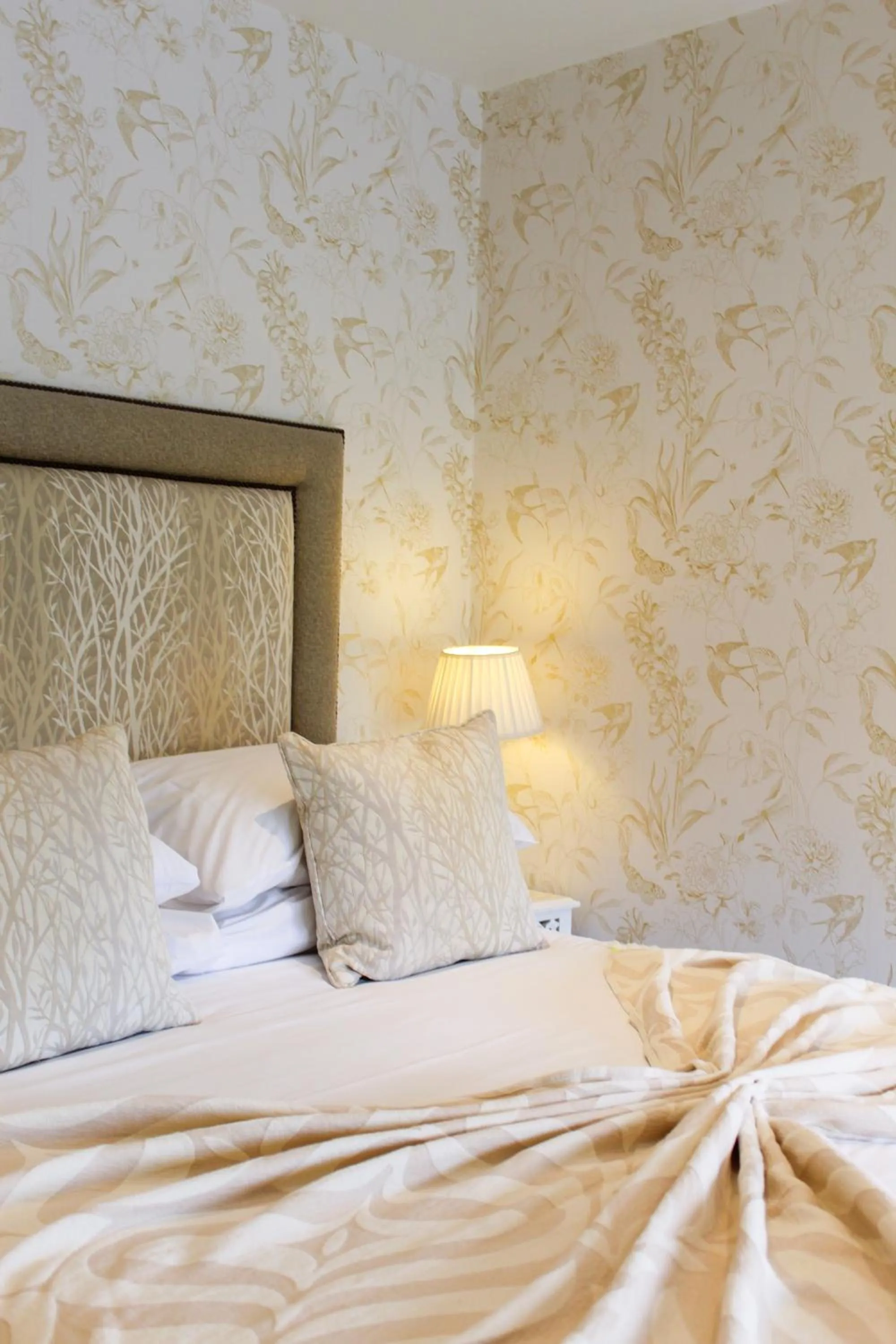 Bed in The Crescent Turner Hotel