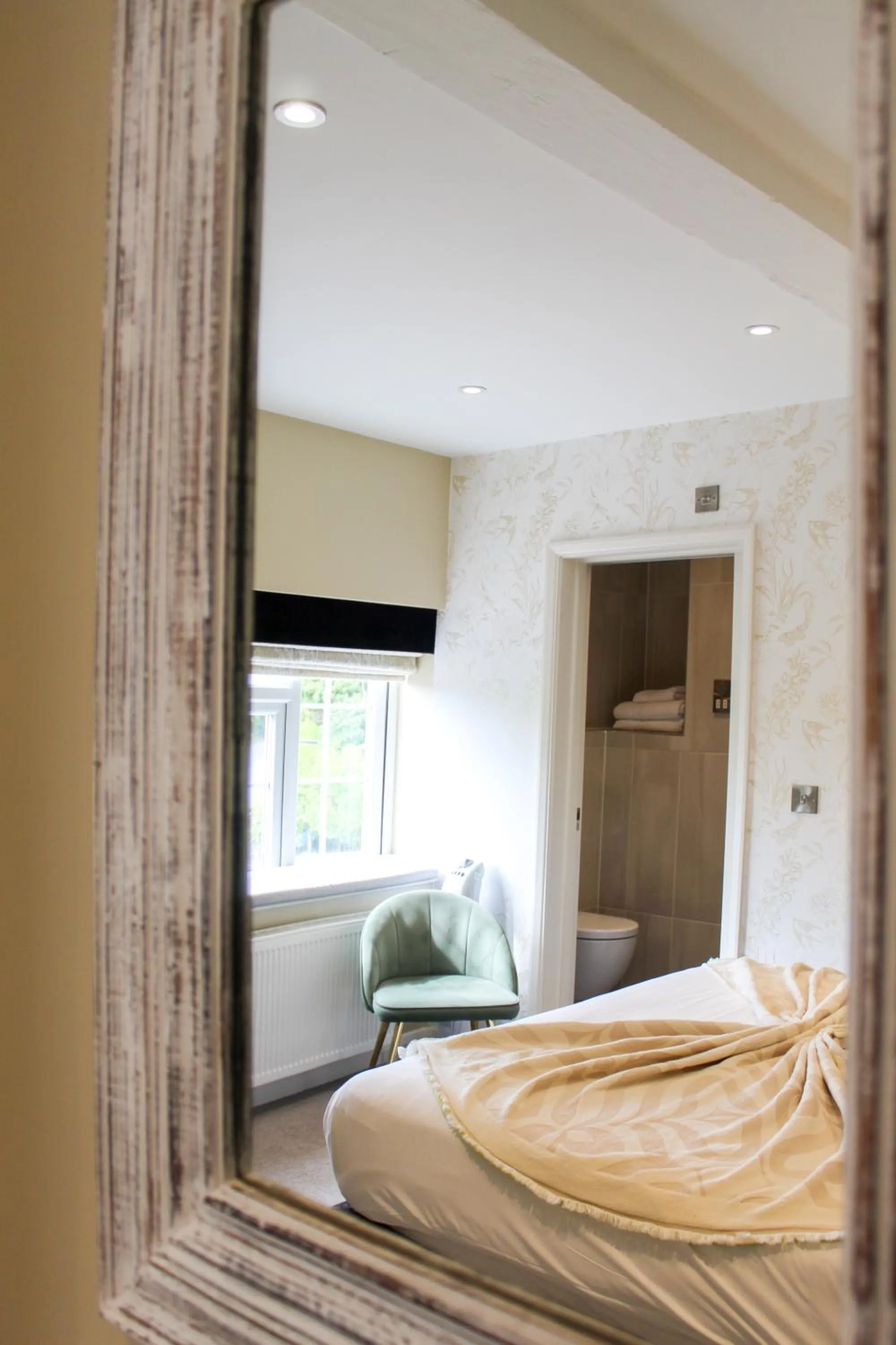 Bed in The Crescent Turner Hotel