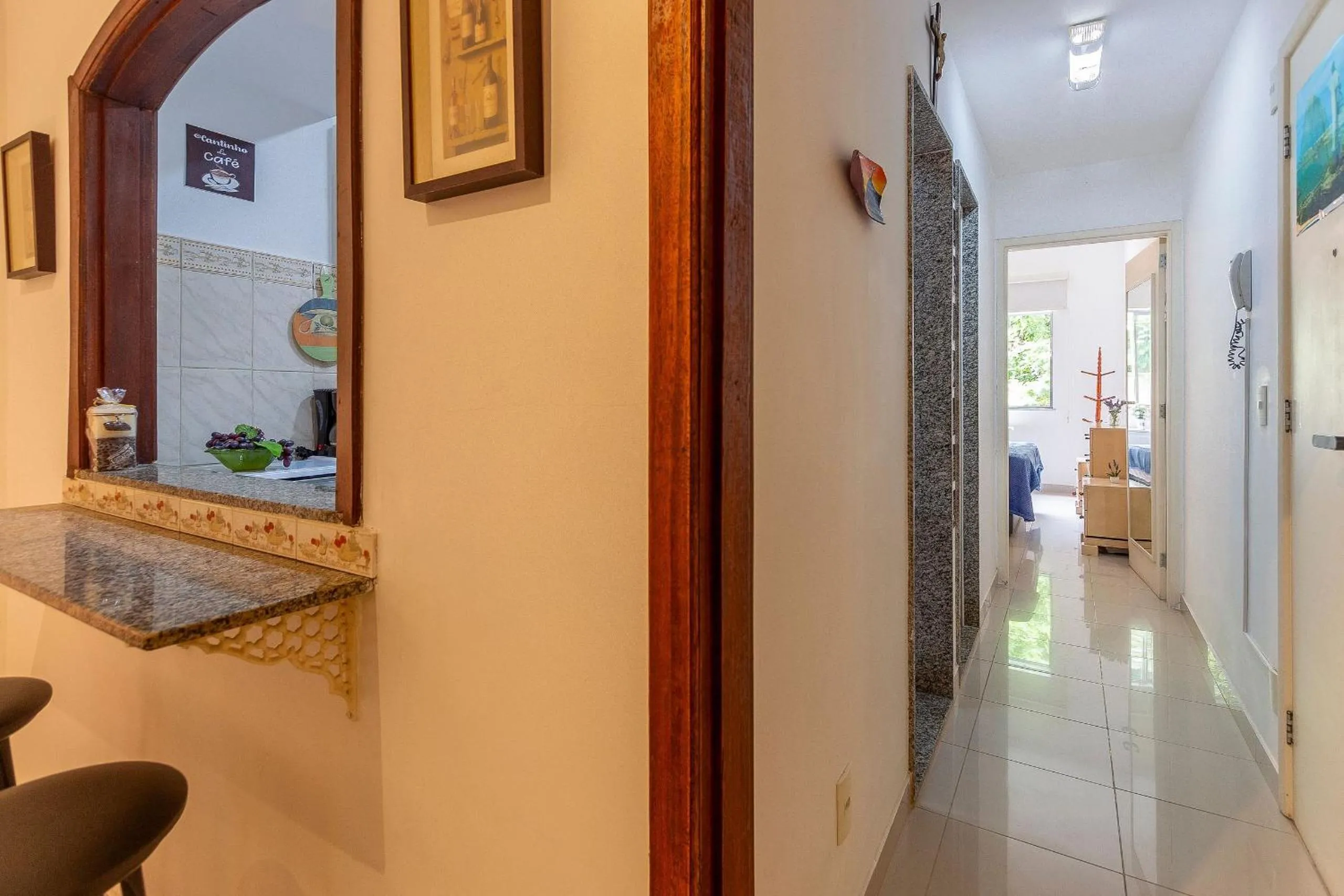 Living room in Copacabana Refúgio na Beira da Praia