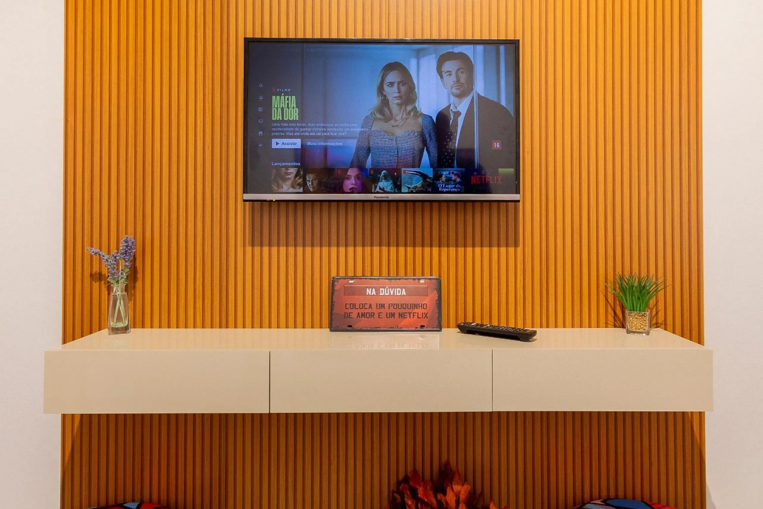 Living room in Copacabana Refúgio na Beira da Praia