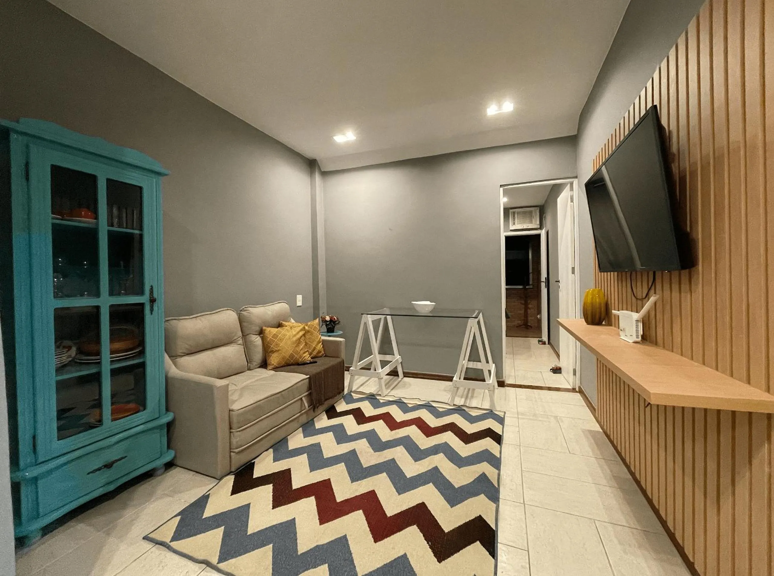 Living room in Copacabana Aconchegante a 3 min da Praia