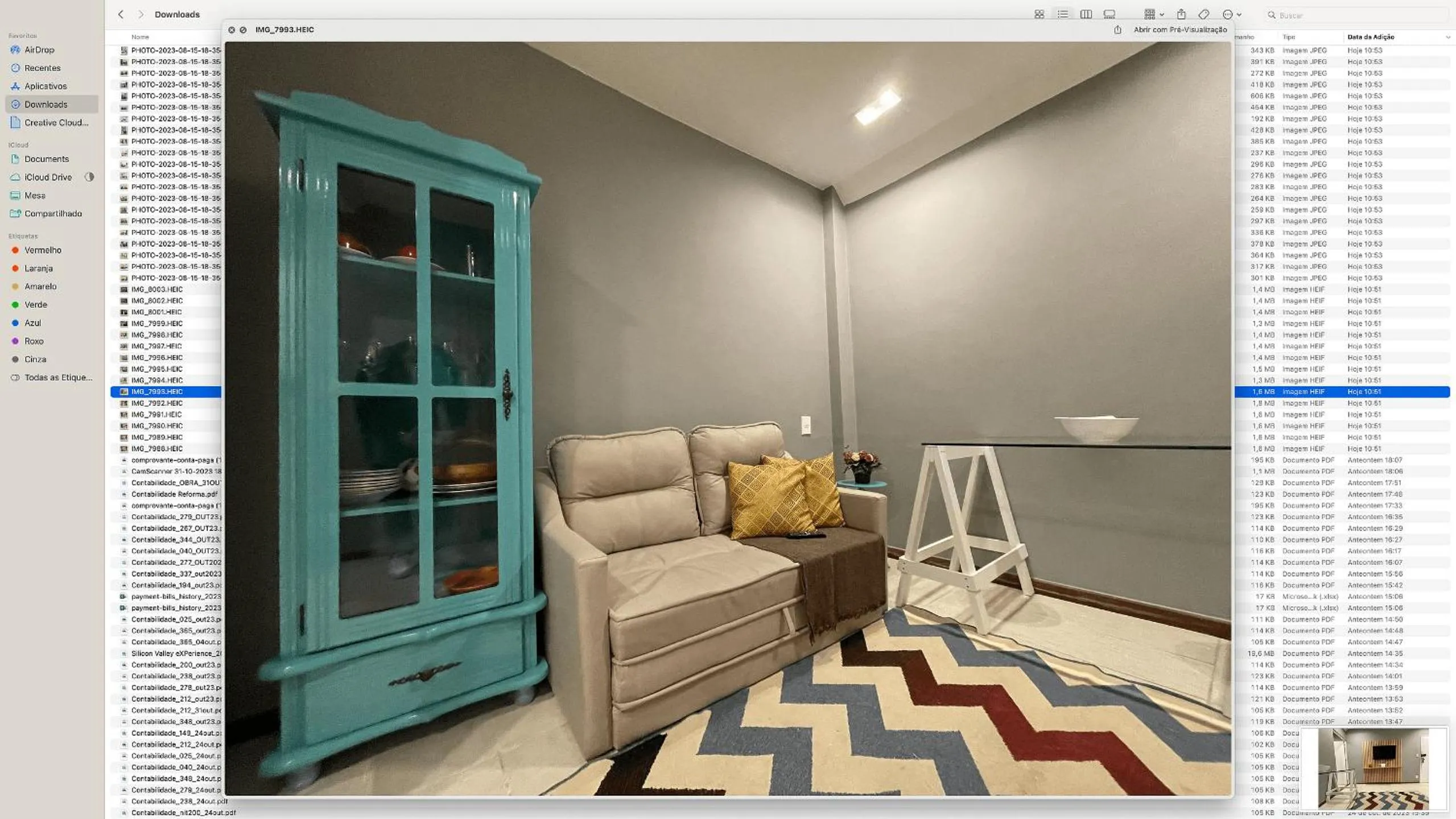 Living room in Copacabana Aconchegante a 3 min da Praia