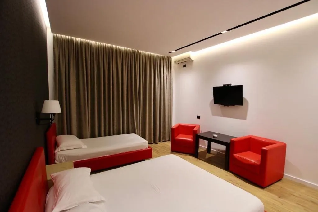 Photo of the whole room, Bed in Aurelis Hotel